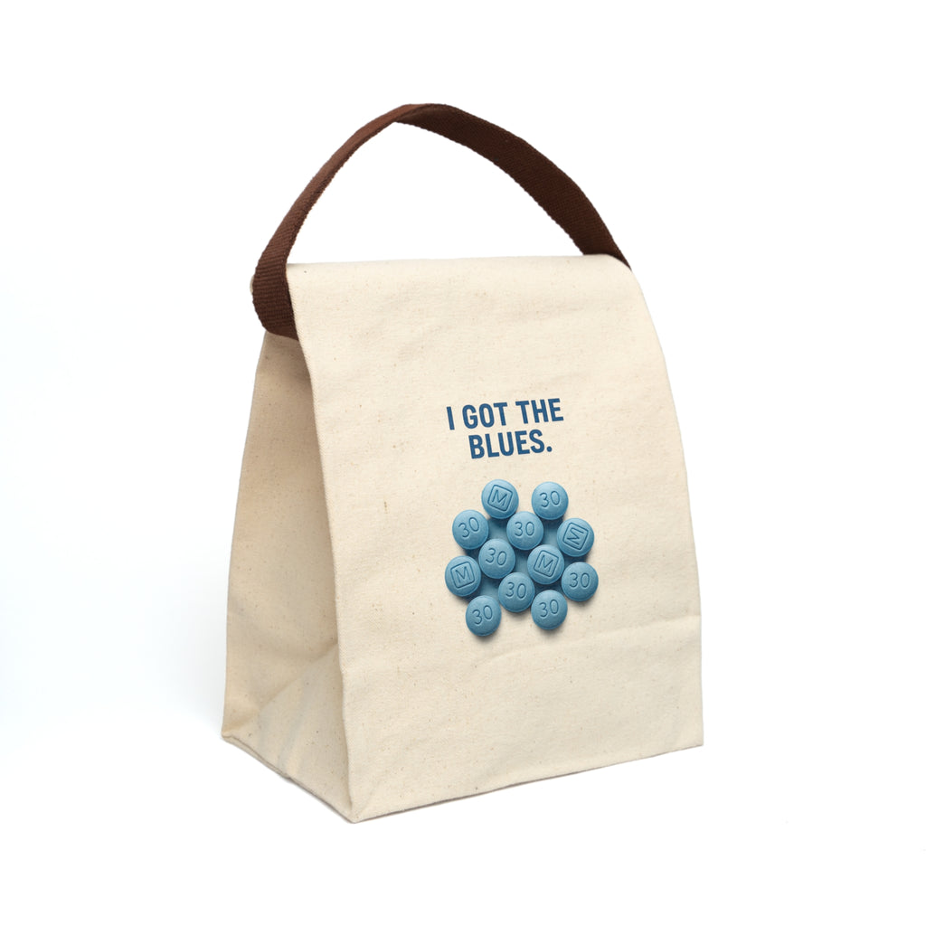 I got the blues lunch bag