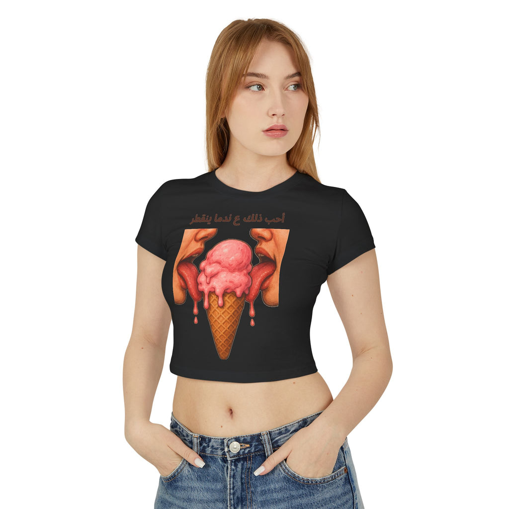 "I Like It When It Drips" Crop Top (Arabic Script)