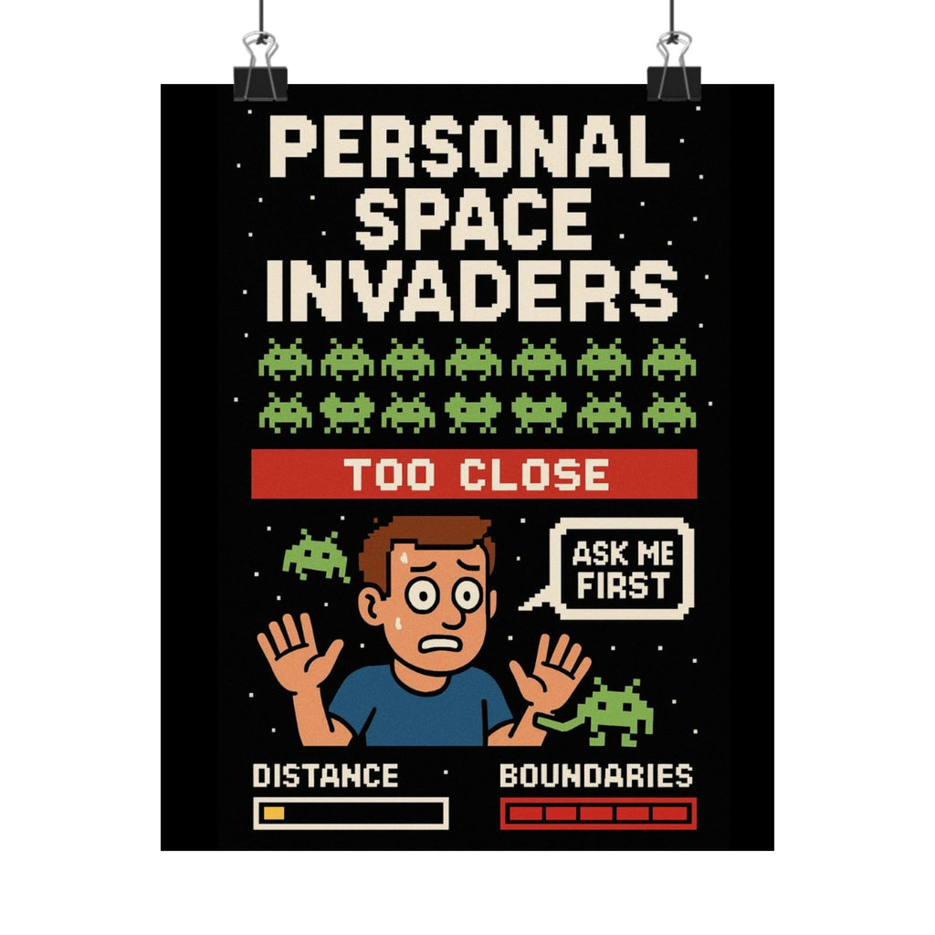 Personal Space Invaders Posters