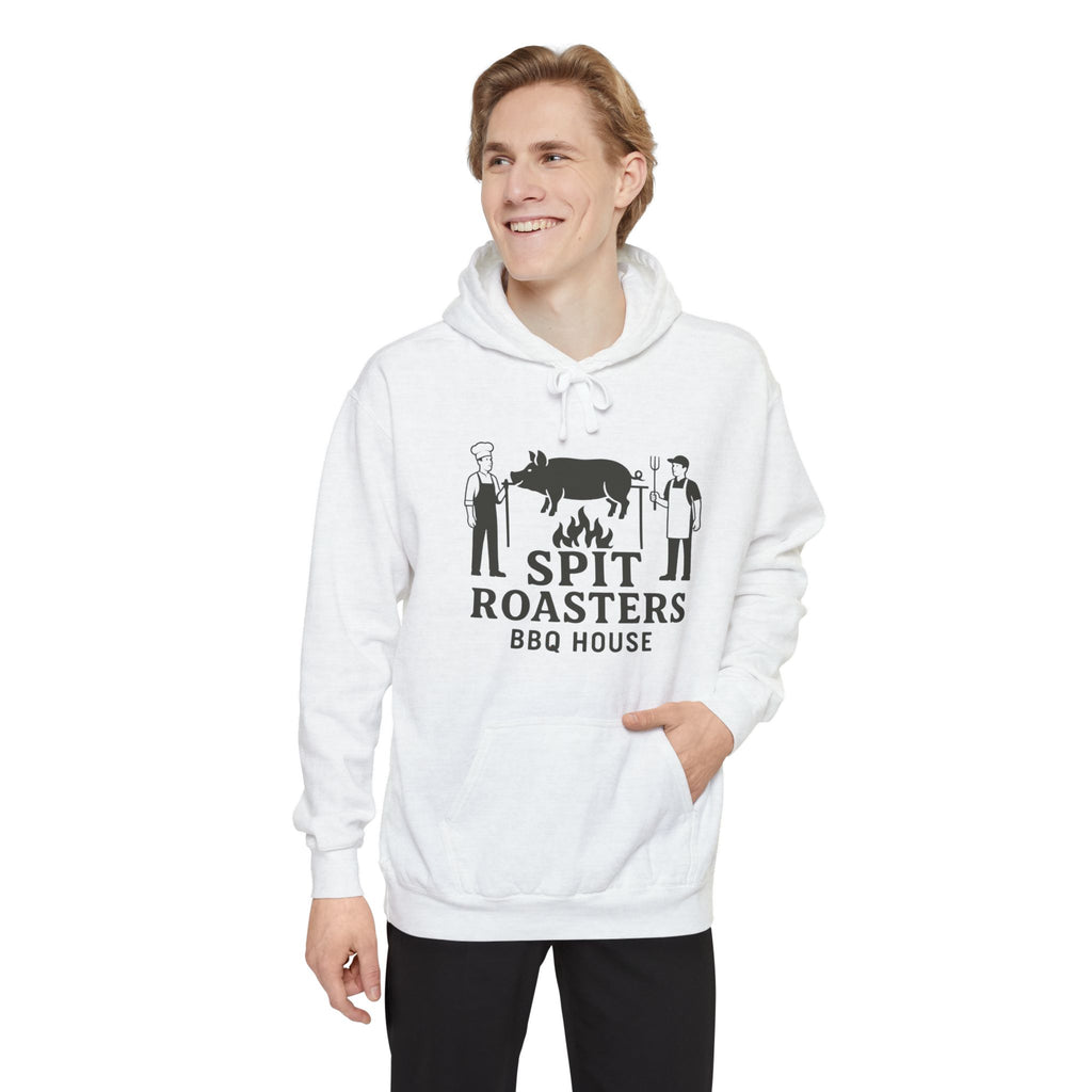 BBQ Hoodie — "Spit Roasters BBQ House" Graphic Pullover