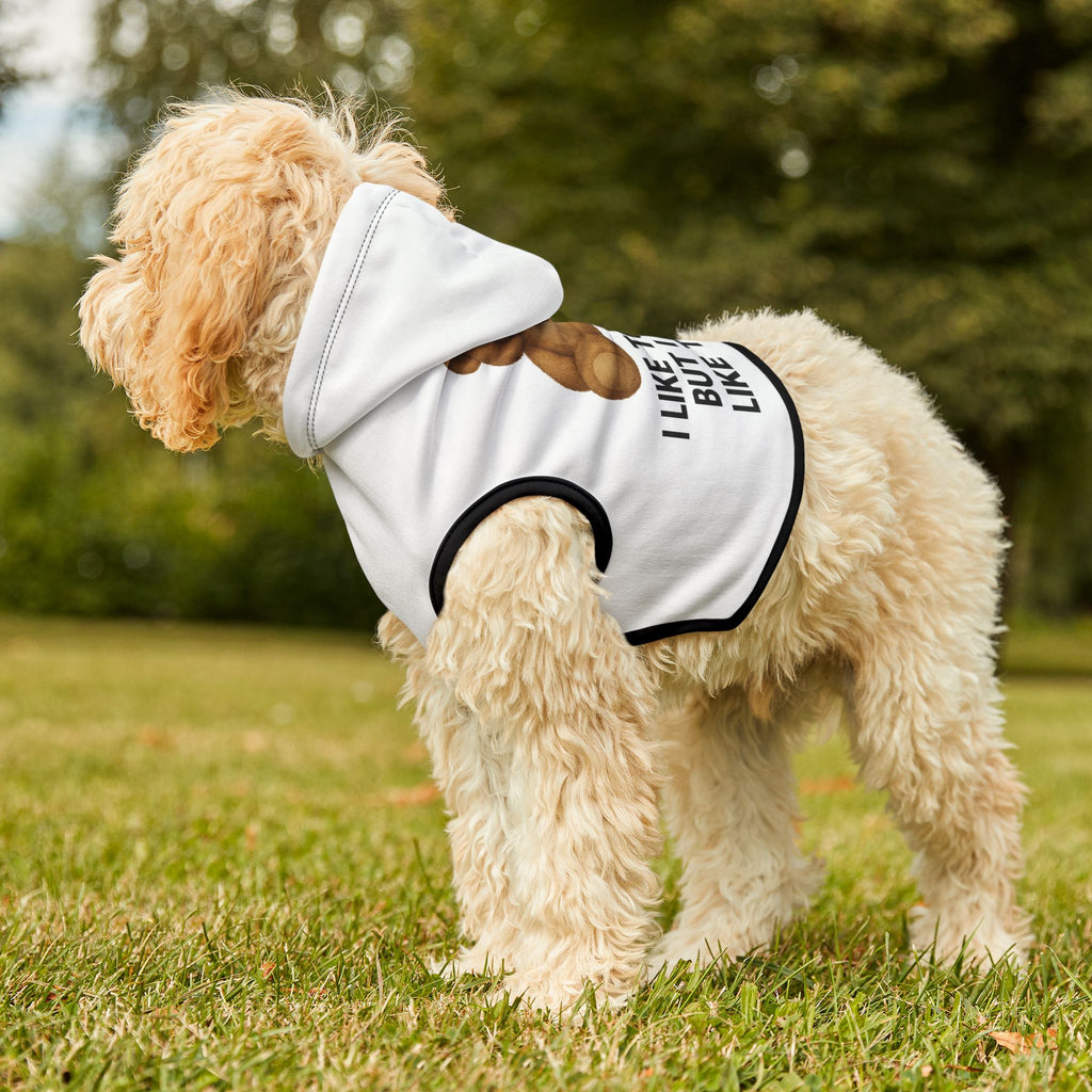 Pet Hoodie — "I Like to Party But I Also Like to Nap" Teddy Unicorn Dog Hoodie