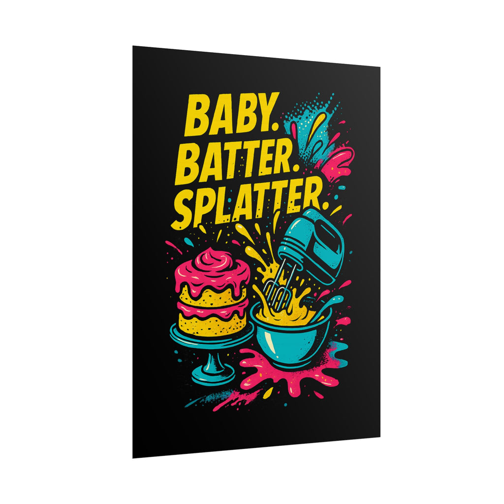 Baby Batter Splatter Art Print