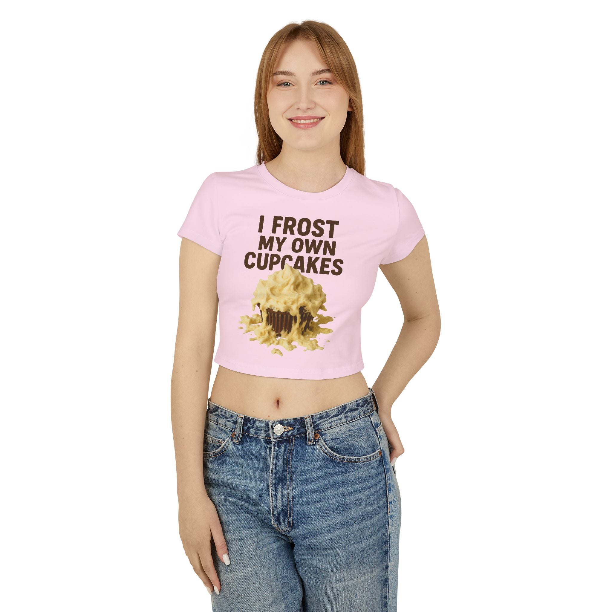 I Frost My Own Cupcakes Crop Top