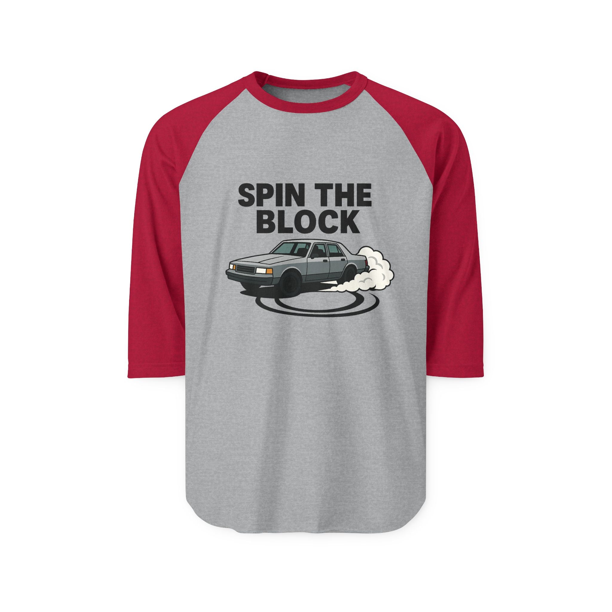 Spin the Block Raglan Shirt