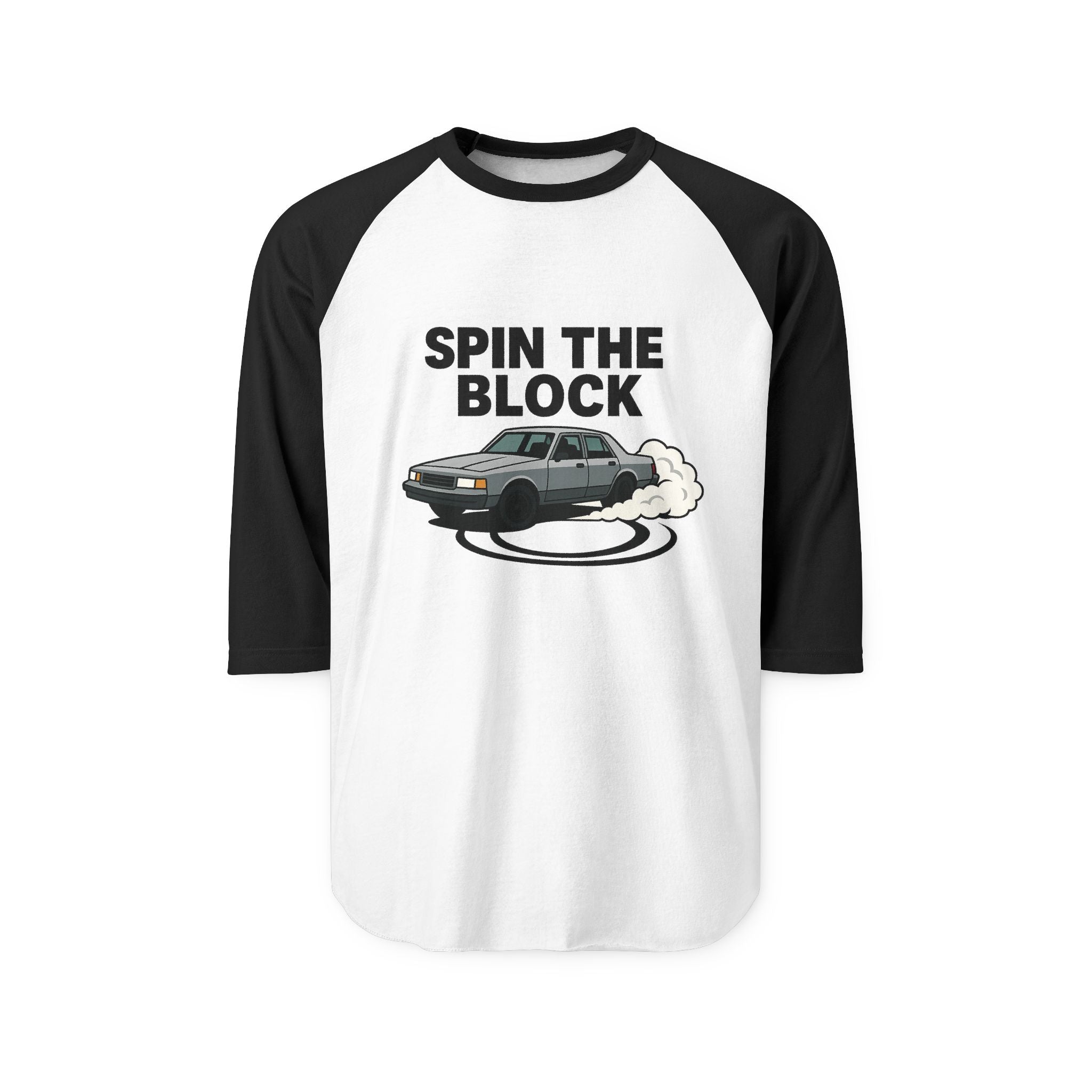Spin the Block Raglan Shirt