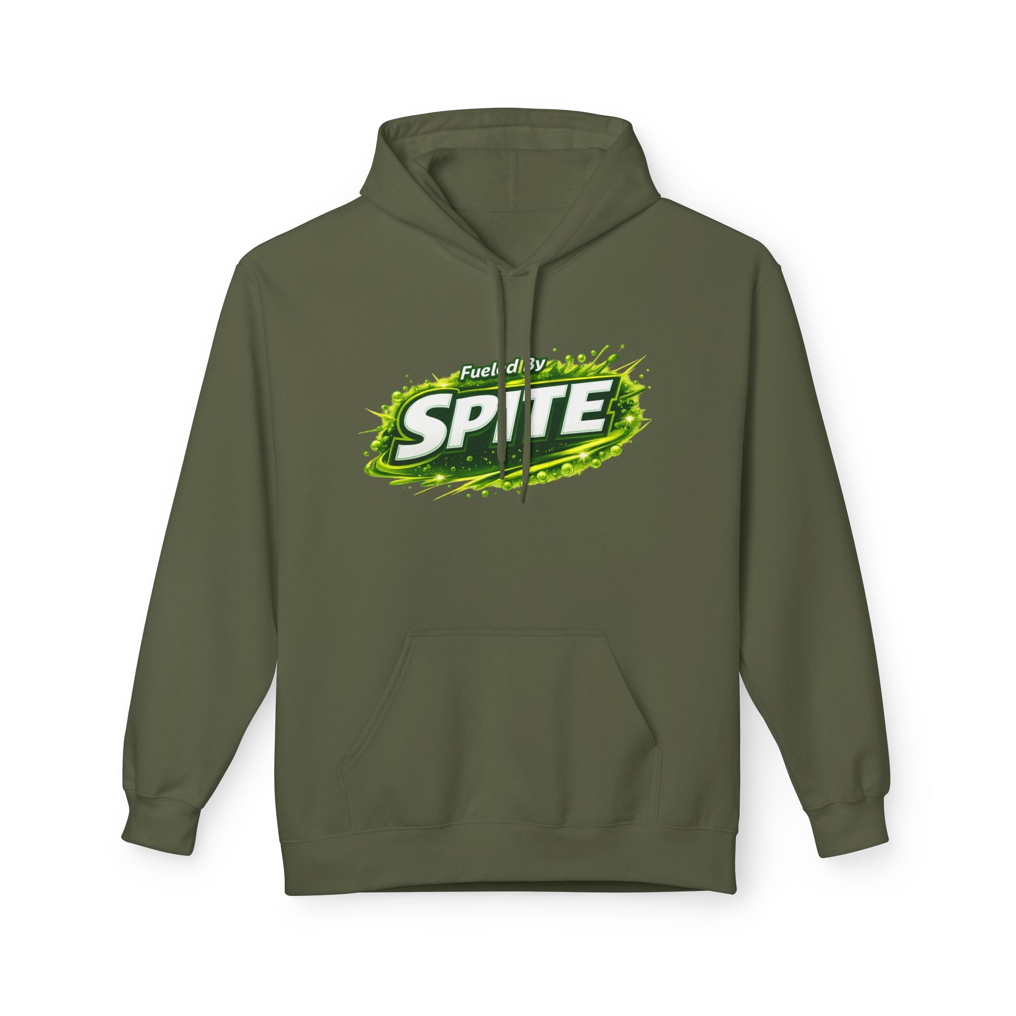 Hoodie — "Fueled by Spite" Graphic Pullover