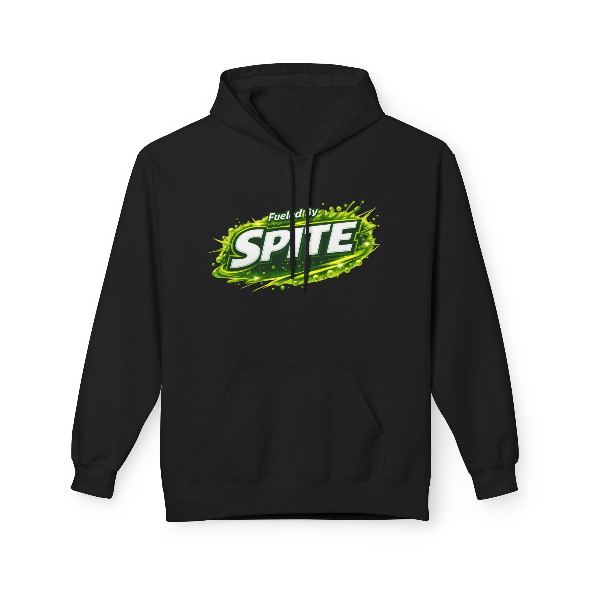 Hoodie — "Fueled by Spite" Graphic Pullover