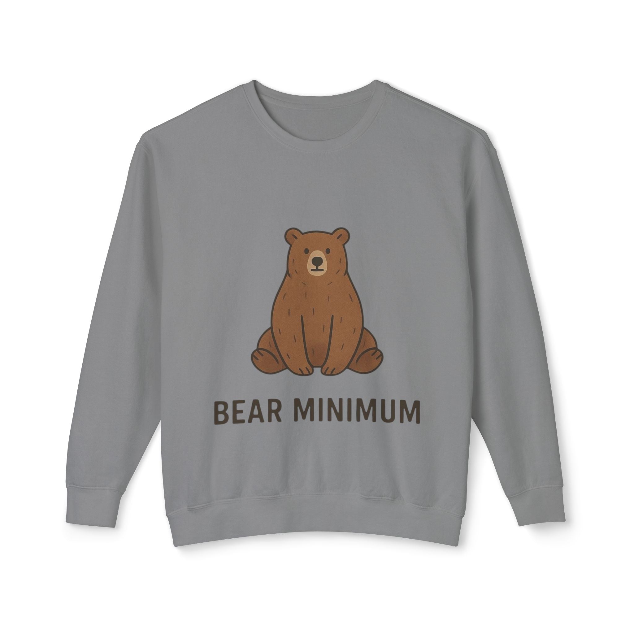 Cozy Bear Minimum Crewneck Sweatshirt