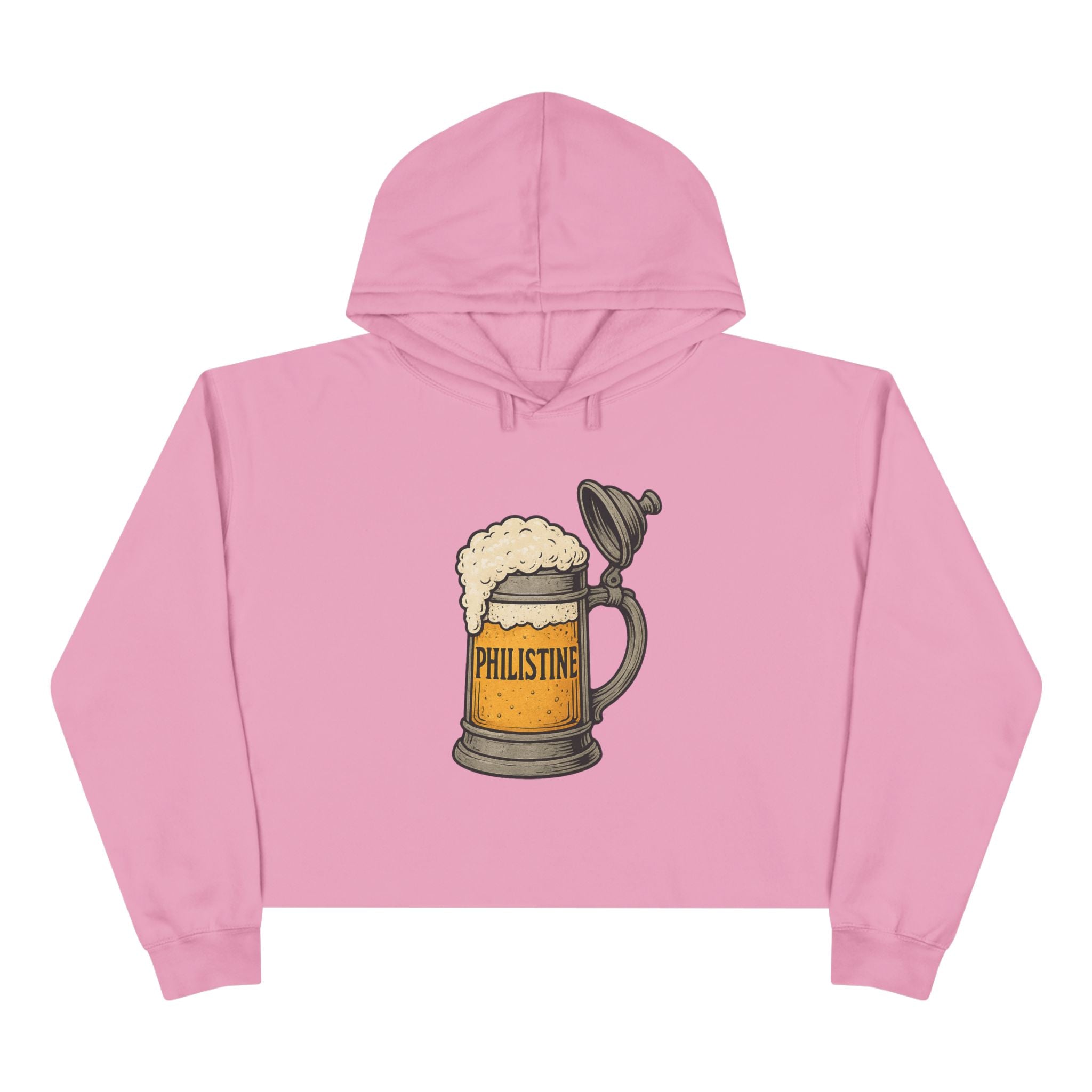 Philistine Crop Hoodie - Trendy and Edgy Women's Fashion