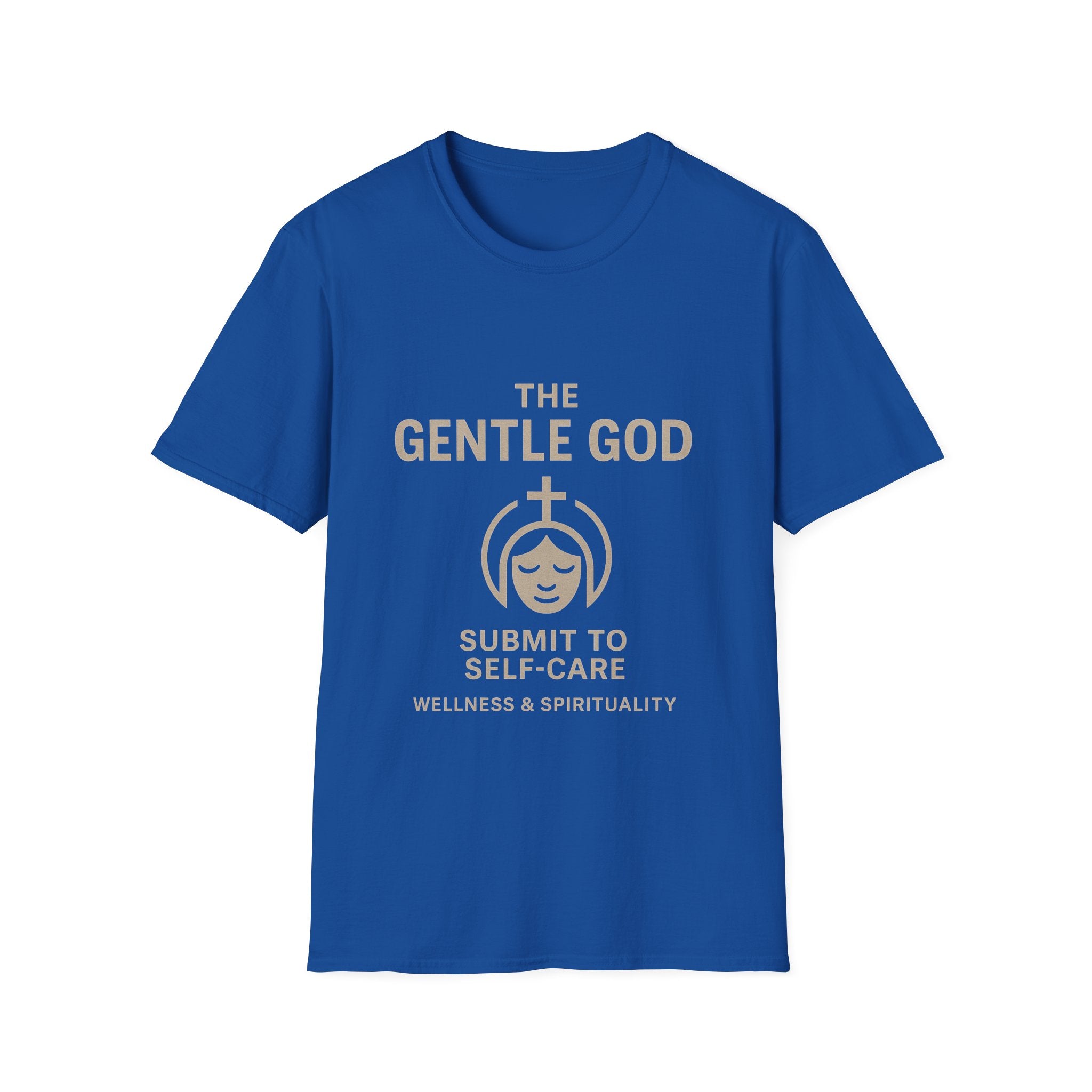 The Gentle God T-Shirt — "Submit to Self-Care" Spiritual Wellness Tee
