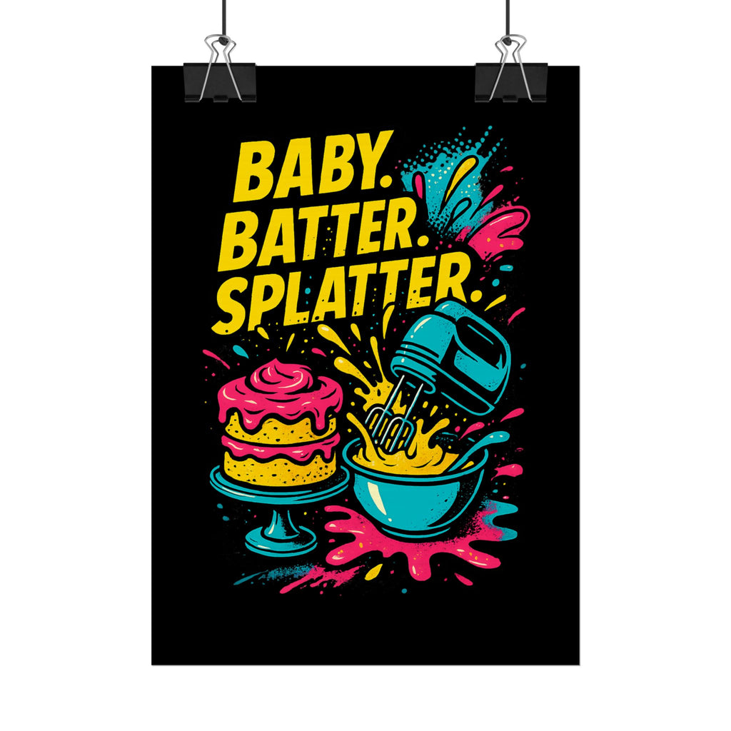 Baby Batter Splatter Art Print