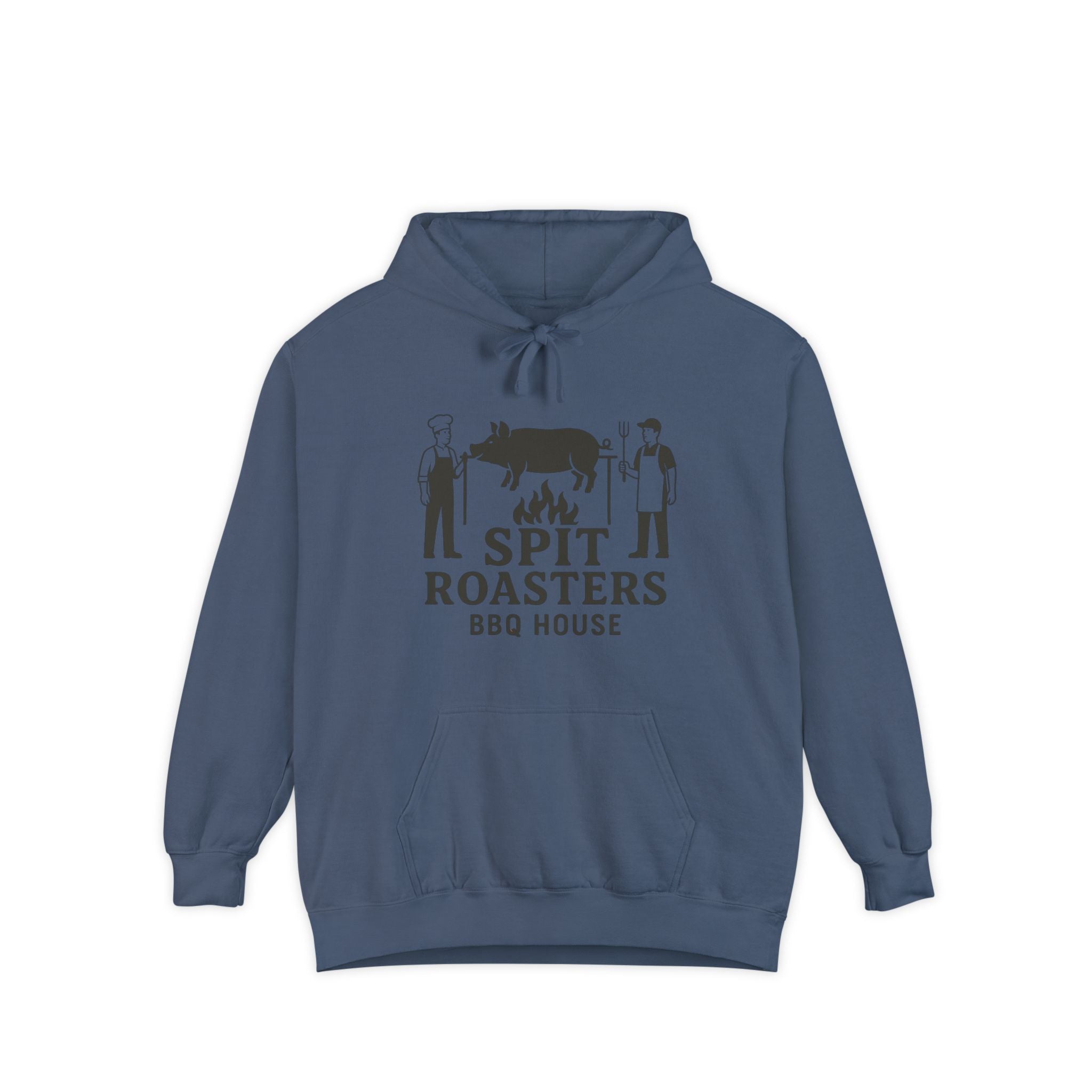 BBQ Hoodie — "Spit Roasters BBQ House" Graphic Pullover