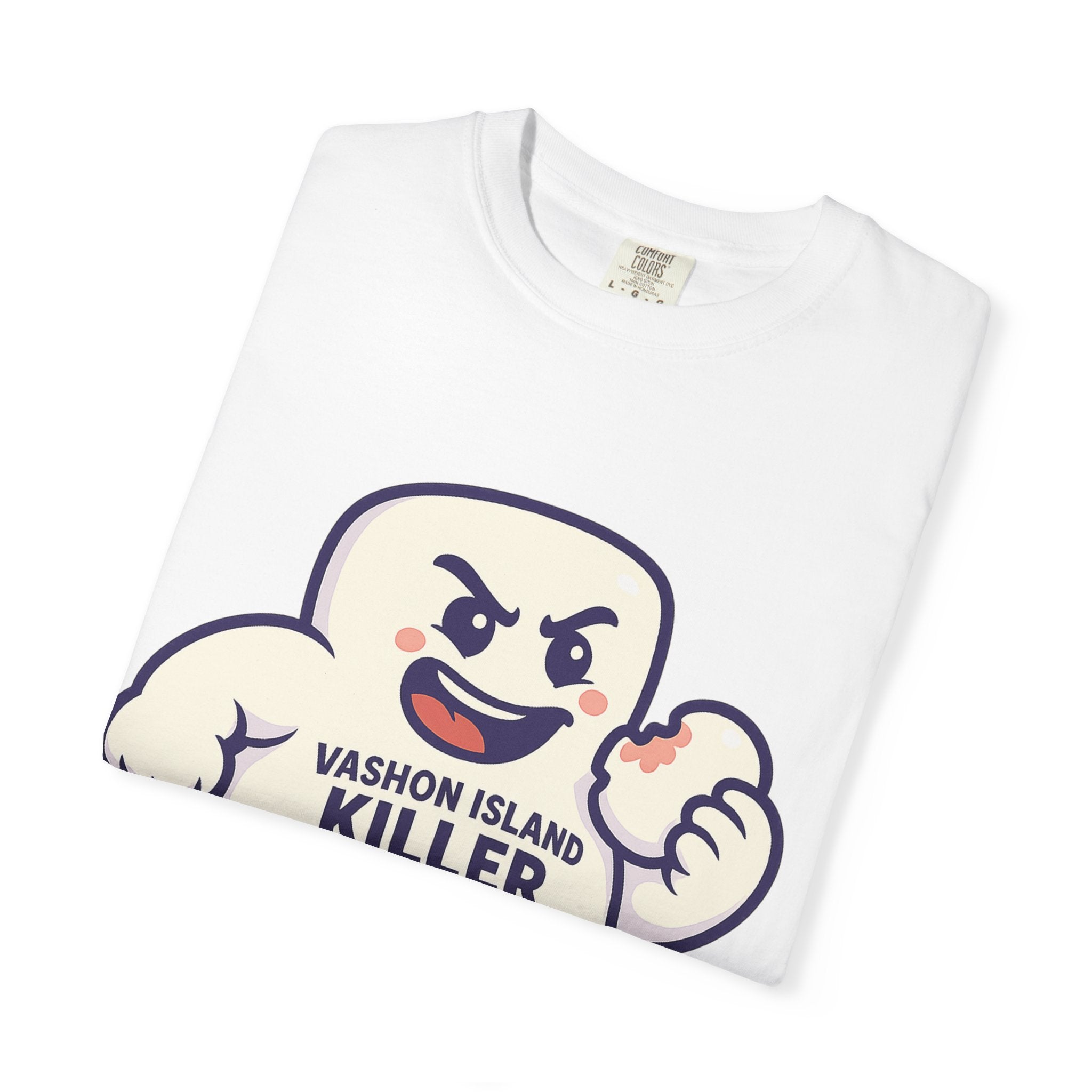 Killer Marshmallows Soccer T-Shirt — Vashon Island Retro Mascot Tee
