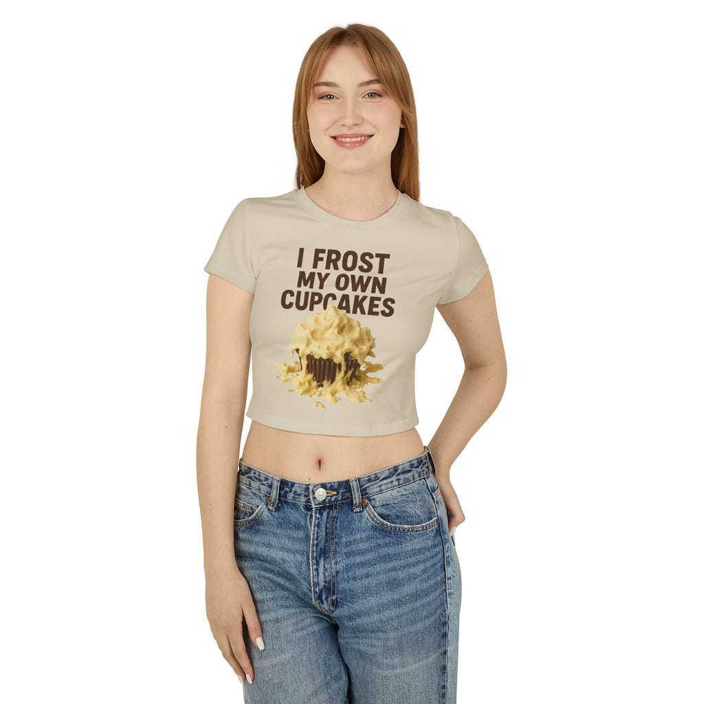 I Frost My Own Cupcakes Crop Top