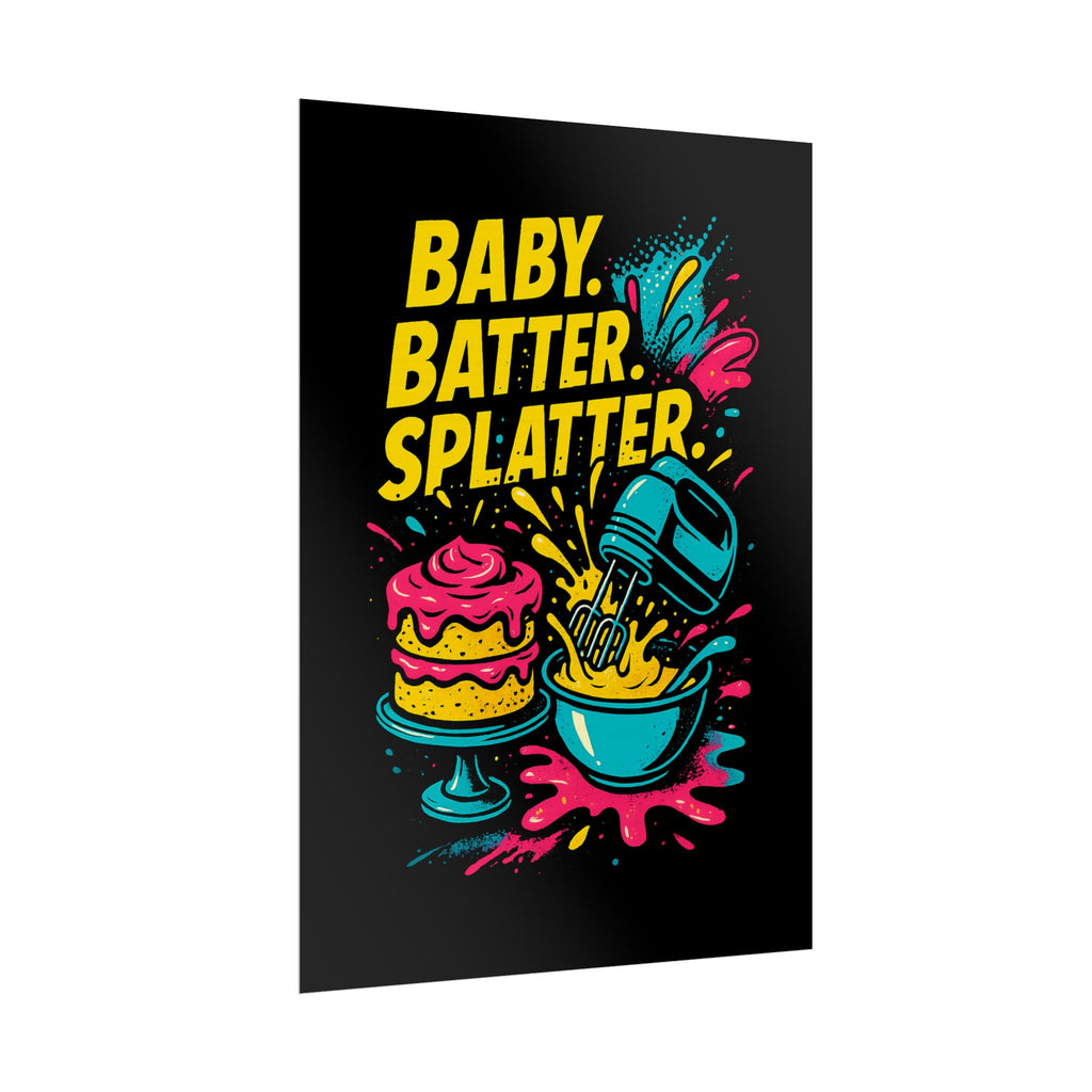Baby Batter Splatter Art Print