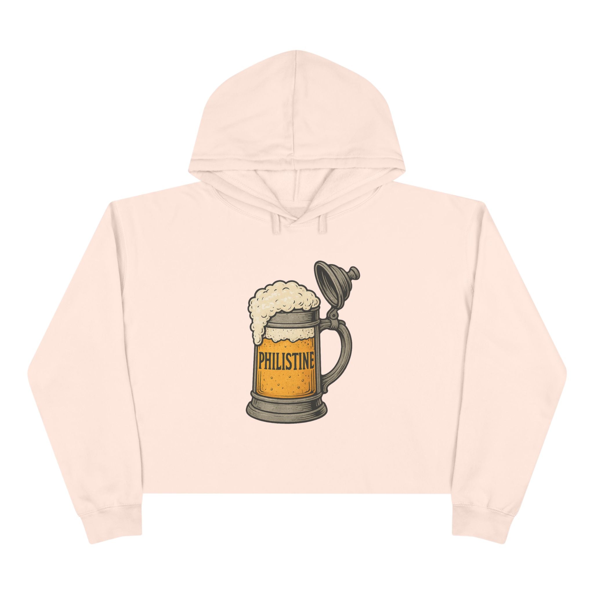 Philistine Crop Hoodie - Trendy and Edgy Women's Fashion