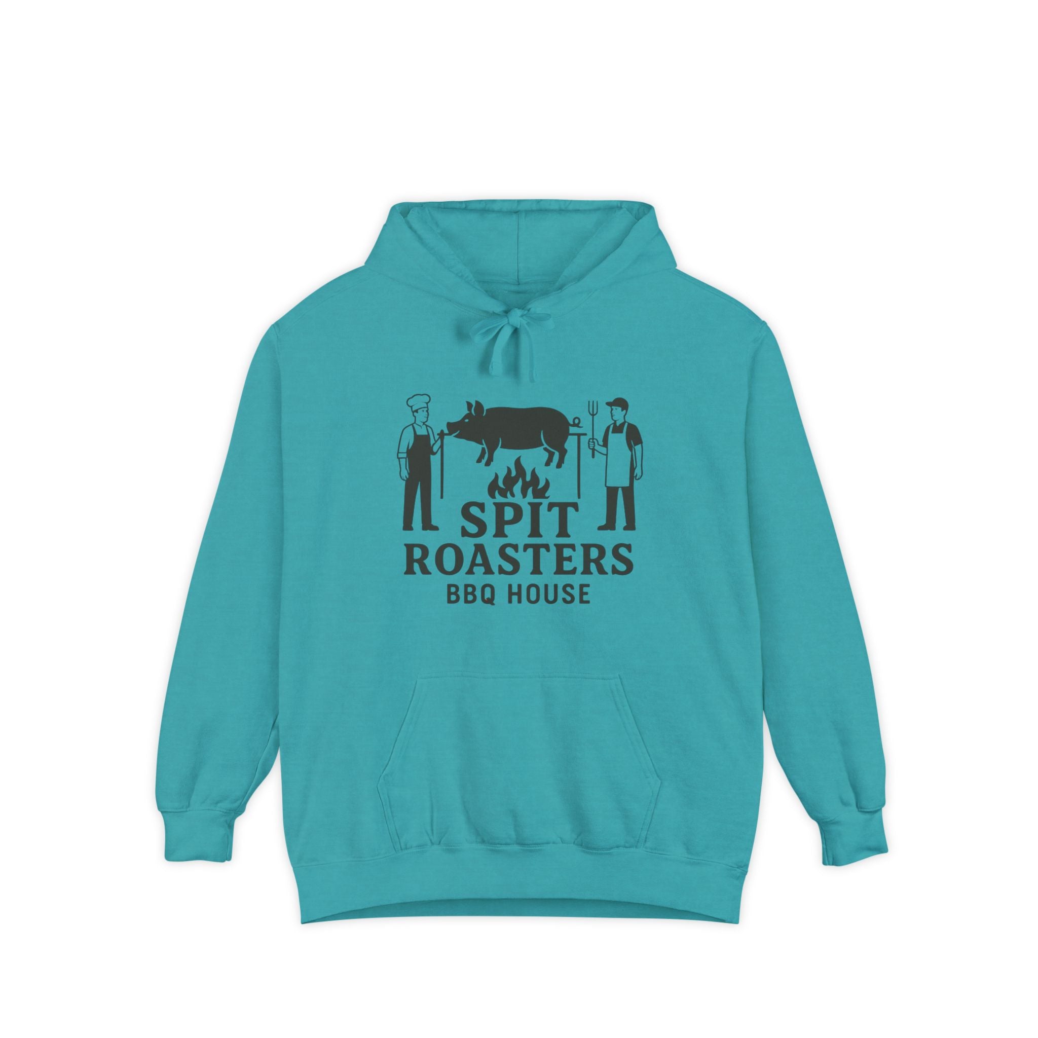 BBQ Hoodie — "Spit Roasters BBQ House" Graphic Pullover