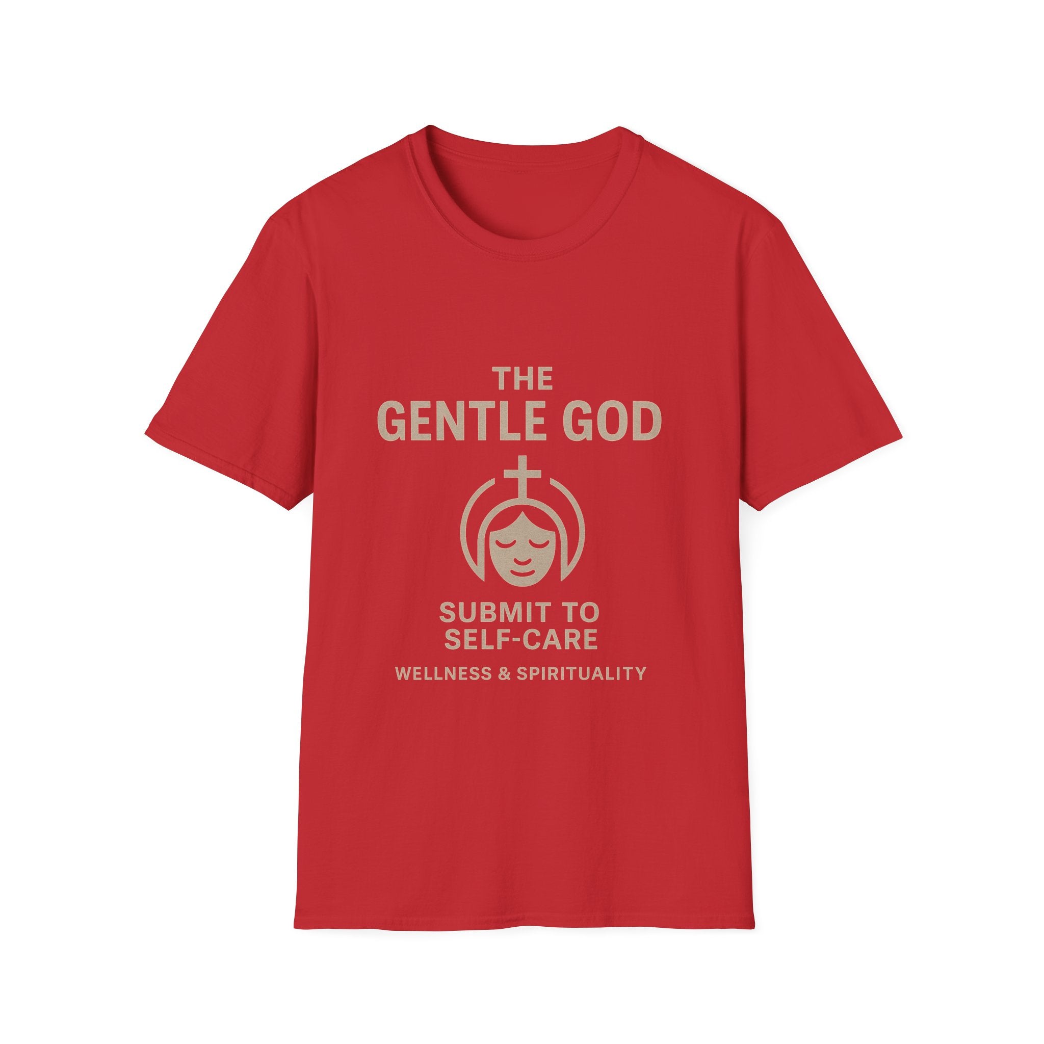 The Gentle God T-Shirt — "Submit to Self-Care" Spiritual Wellness Tee