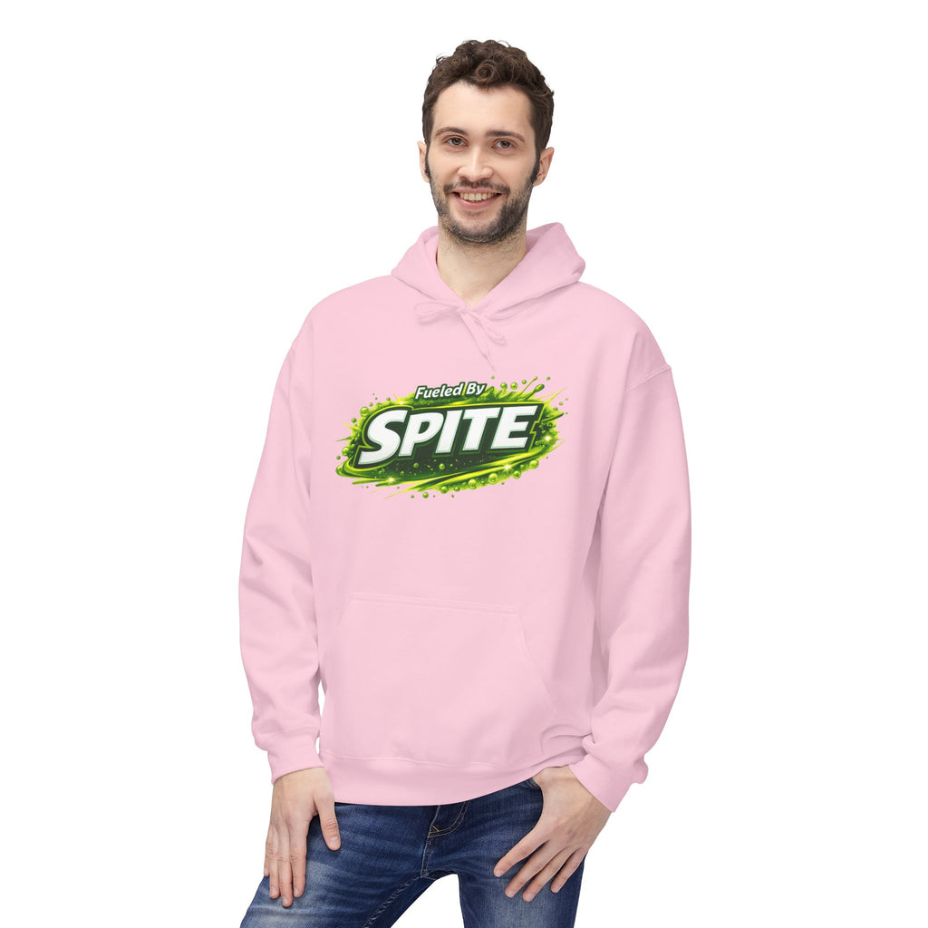 Hoodie — "Fueled by Spite" Graphic Pullover