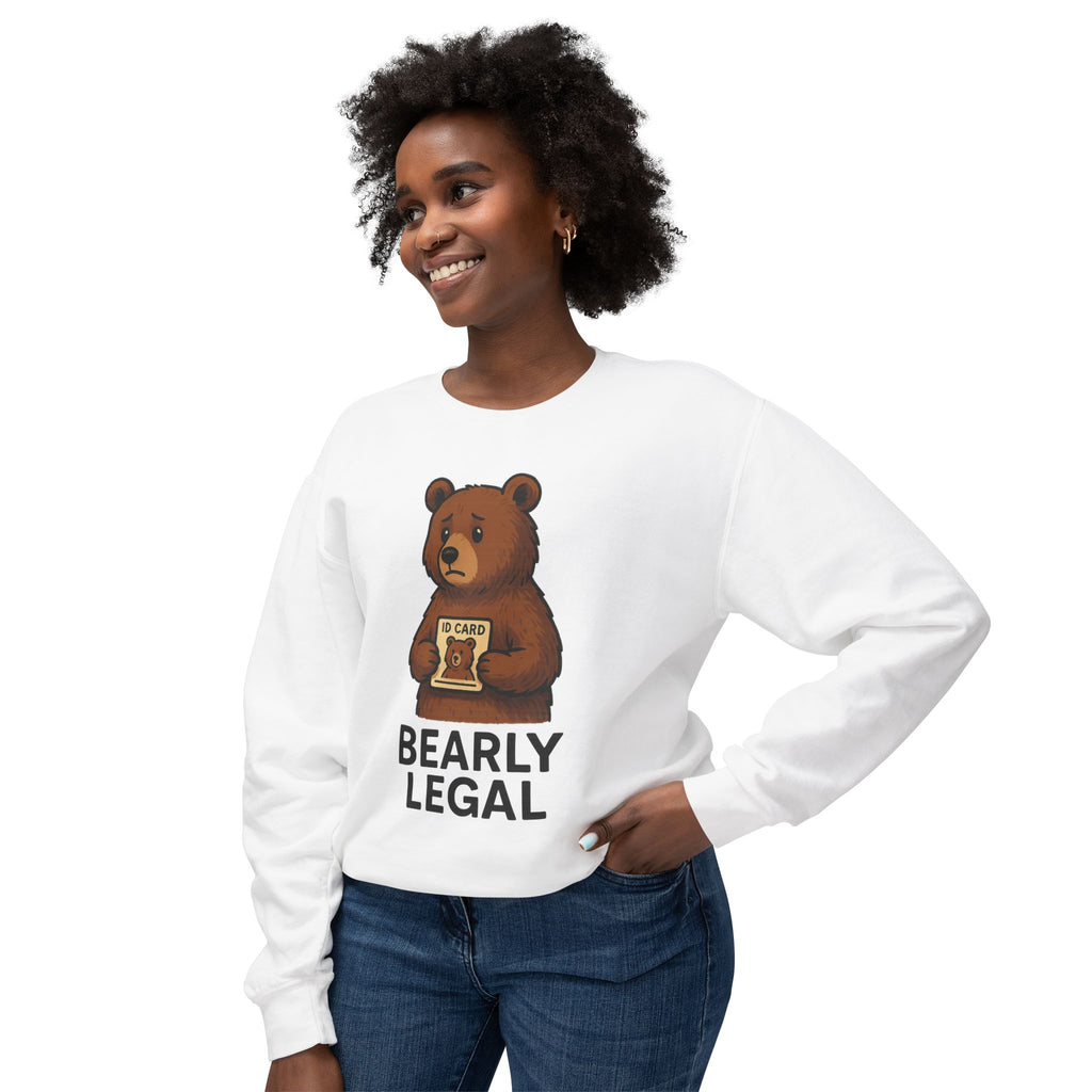 Bearly Legal Crewneck Sweatshirt