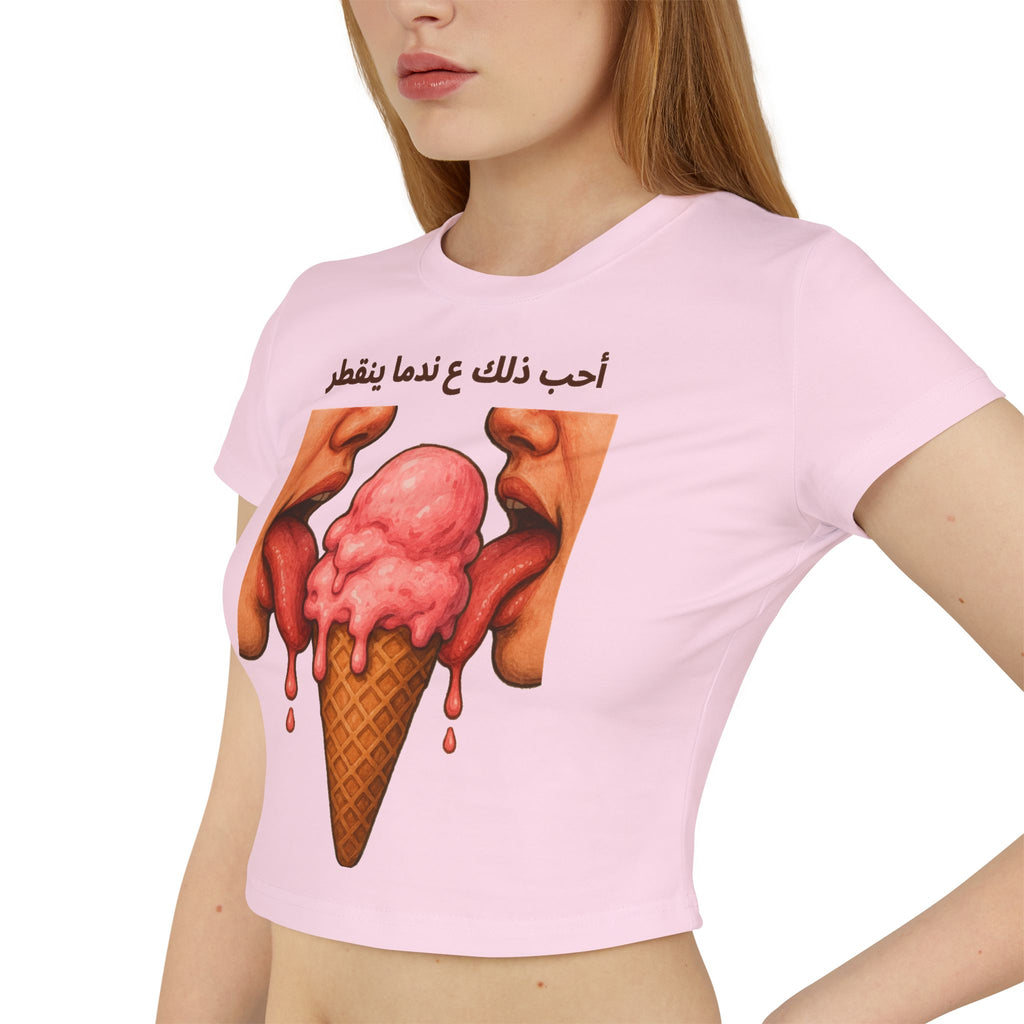 "I Like It When It Drips" Crop Top (Arabic Script)