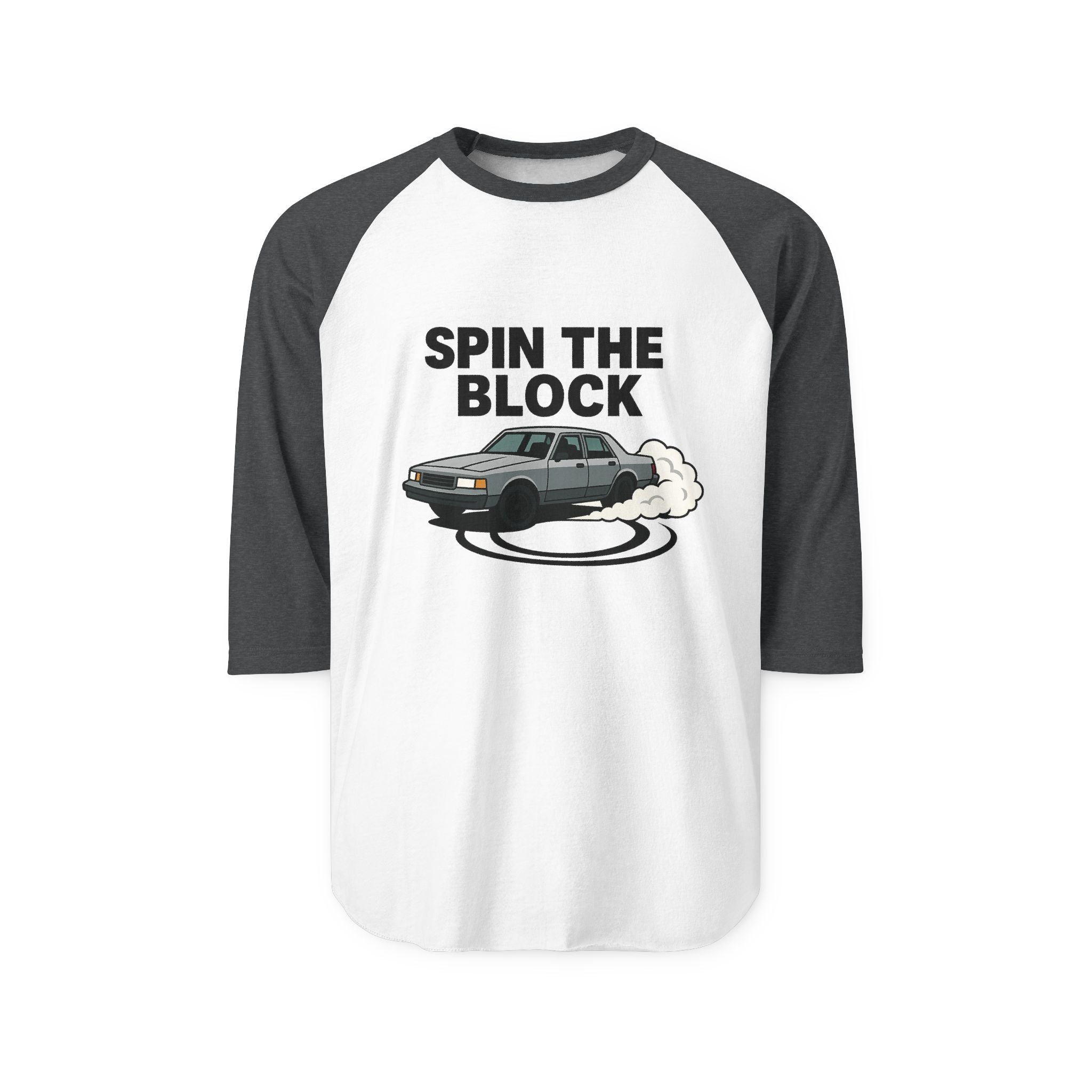 Spin the Block Raglan Shirt