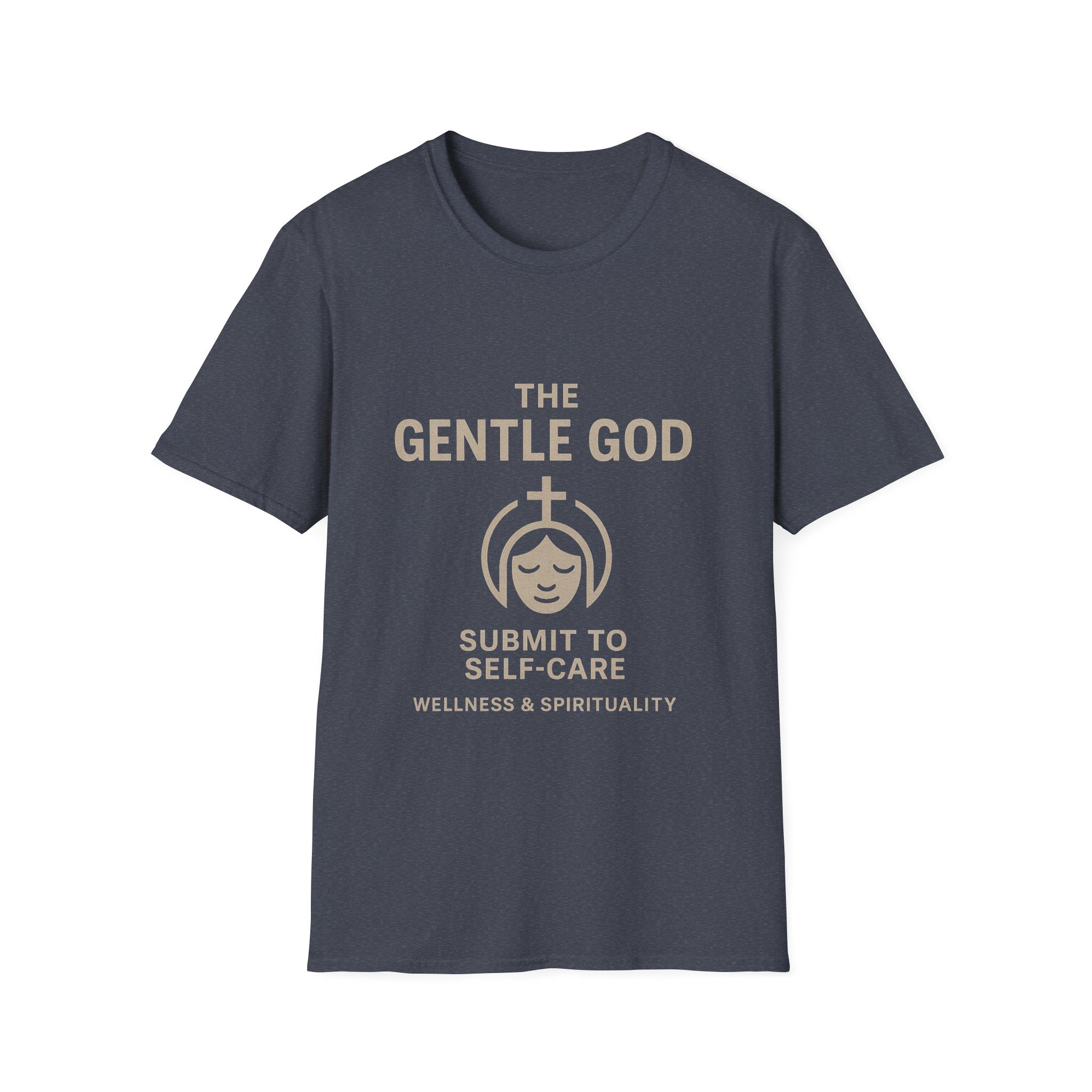 The Gentle God T-Shirt — "Submit to Self-Care" Spiritual Wellness Tee