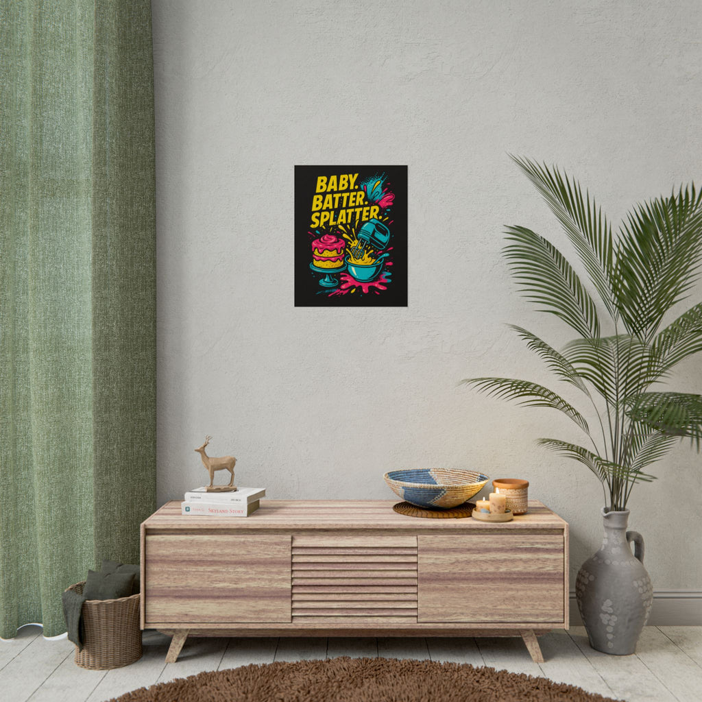 Baby Batter Splatter Art Print