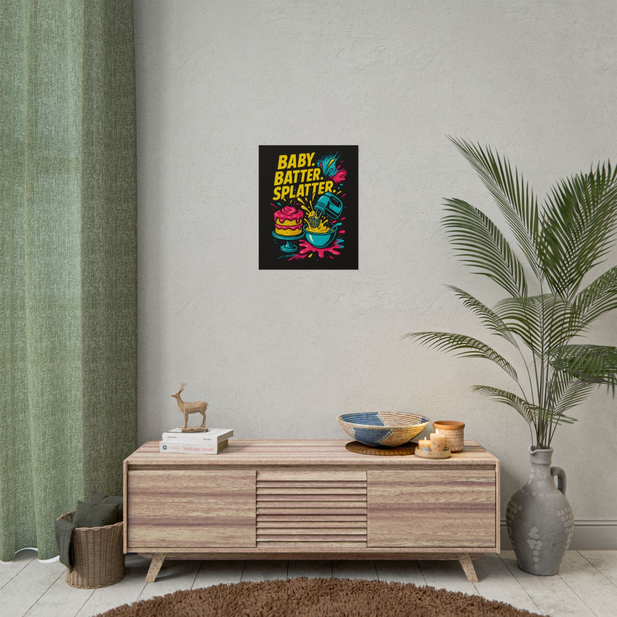 Baby Batter Splatter Art Print