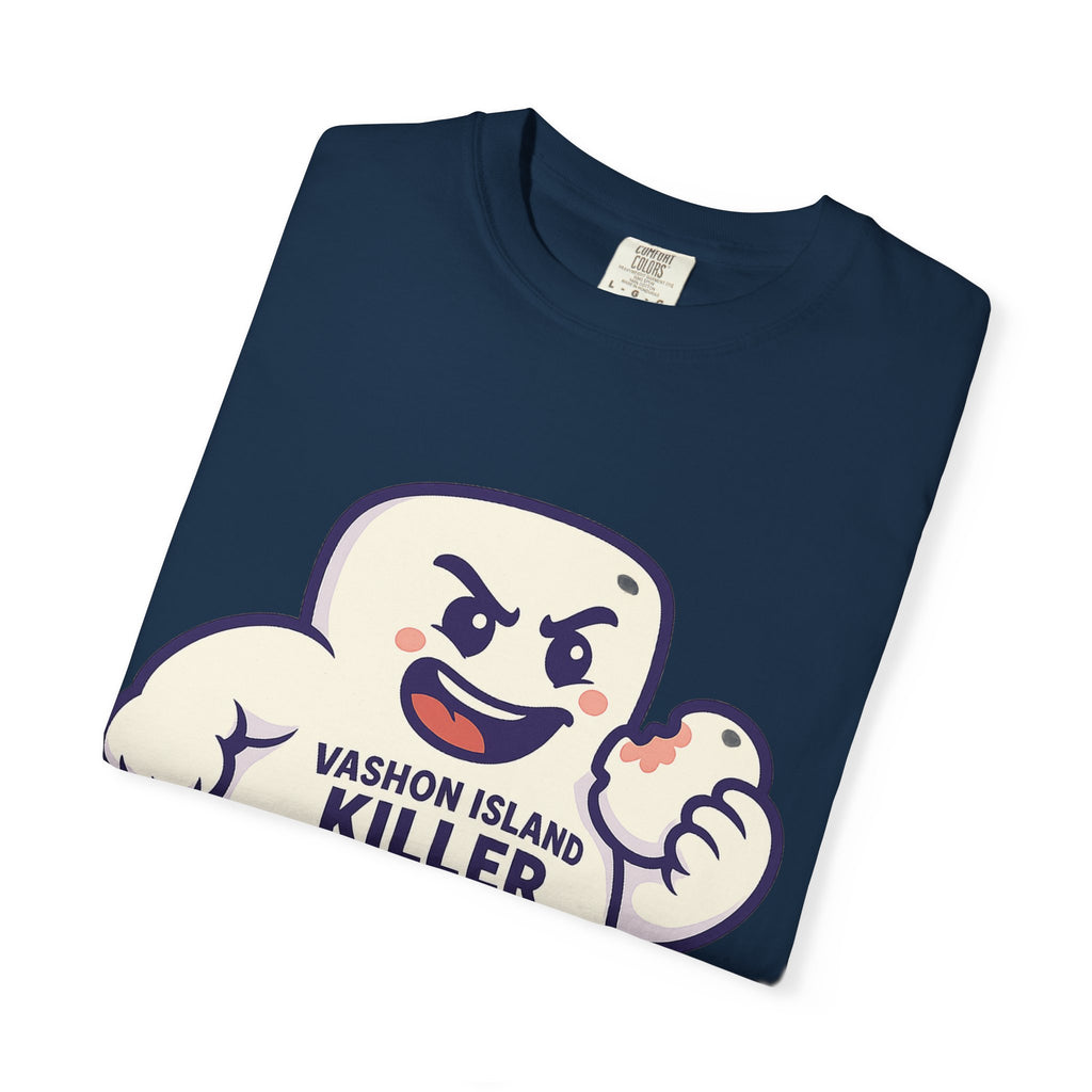 Killer Marshmallows Soccer T-Shirt — Vashon Island Retro Mascot Tee