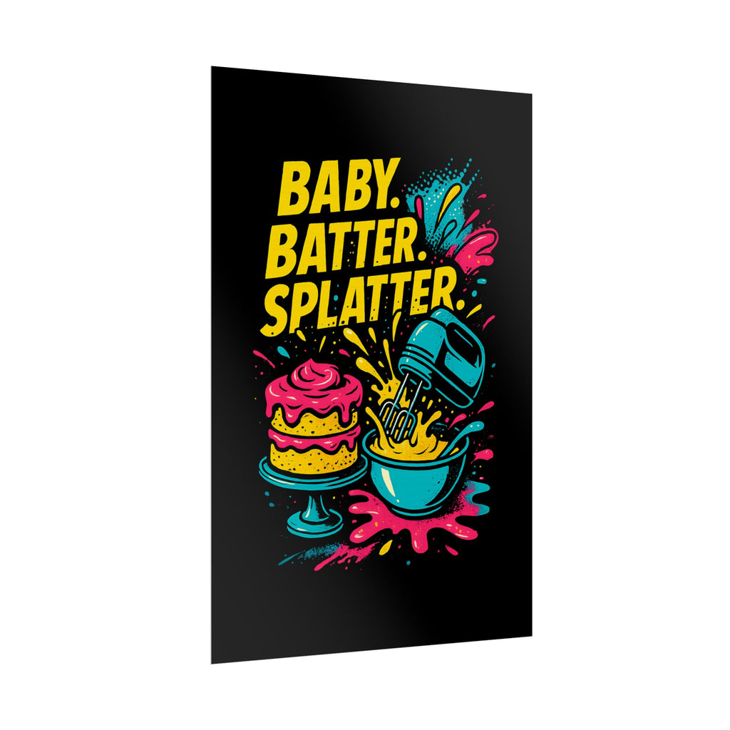 Baby Batter Splatter Art Print