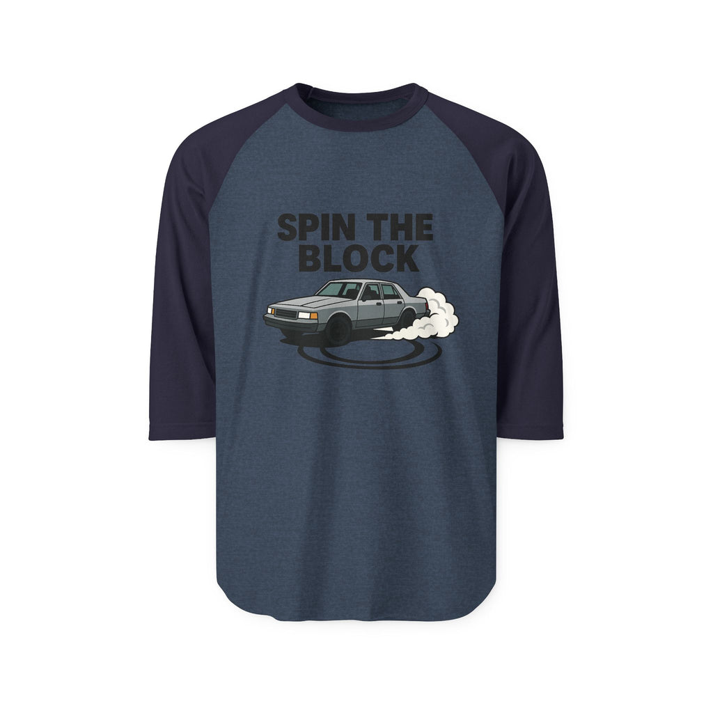 Spin the Block Raglan Shirt