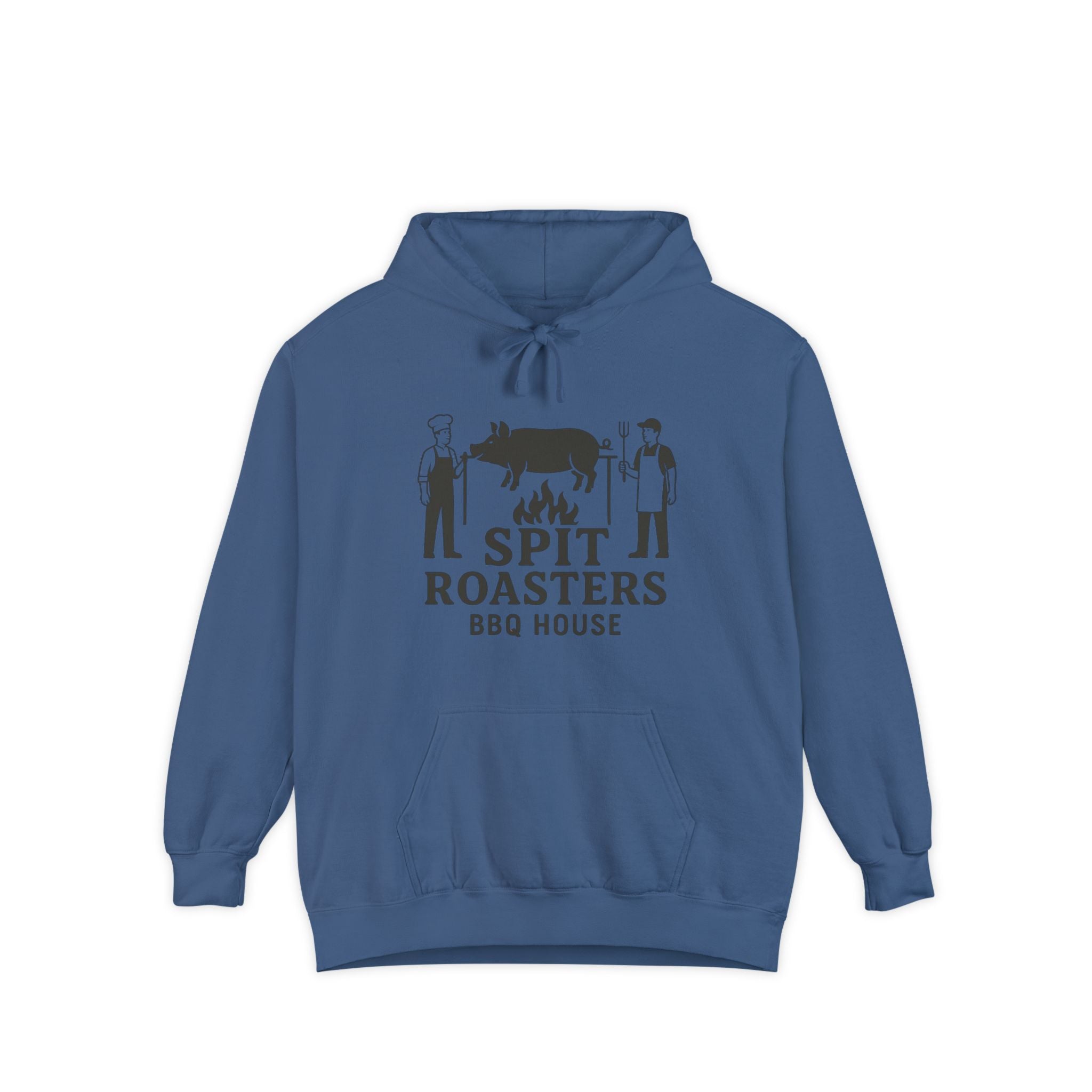BBQ Hoodie — "Spit Roasters BBQ House" Graphic Pullover