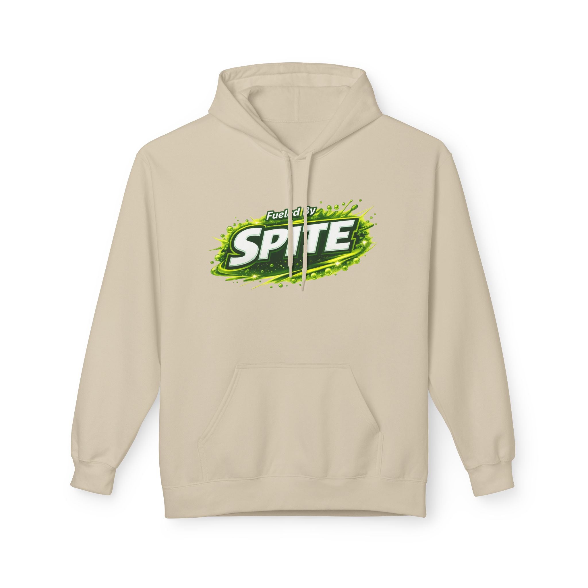 Hoodie — "Fueled by Spite" Graphic Pullover