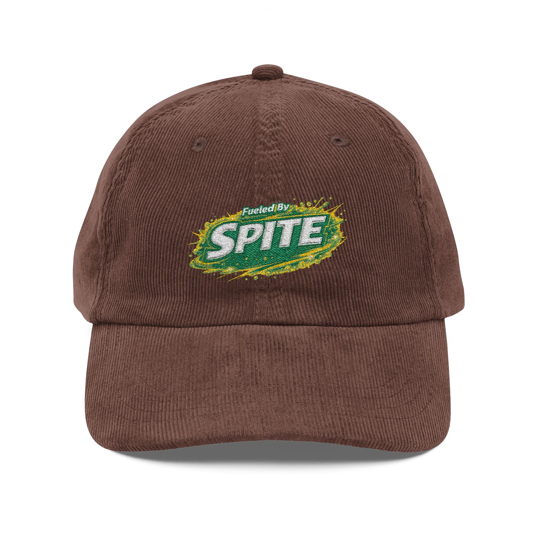 Fueled by Spite Embroidered Corduroy Cap