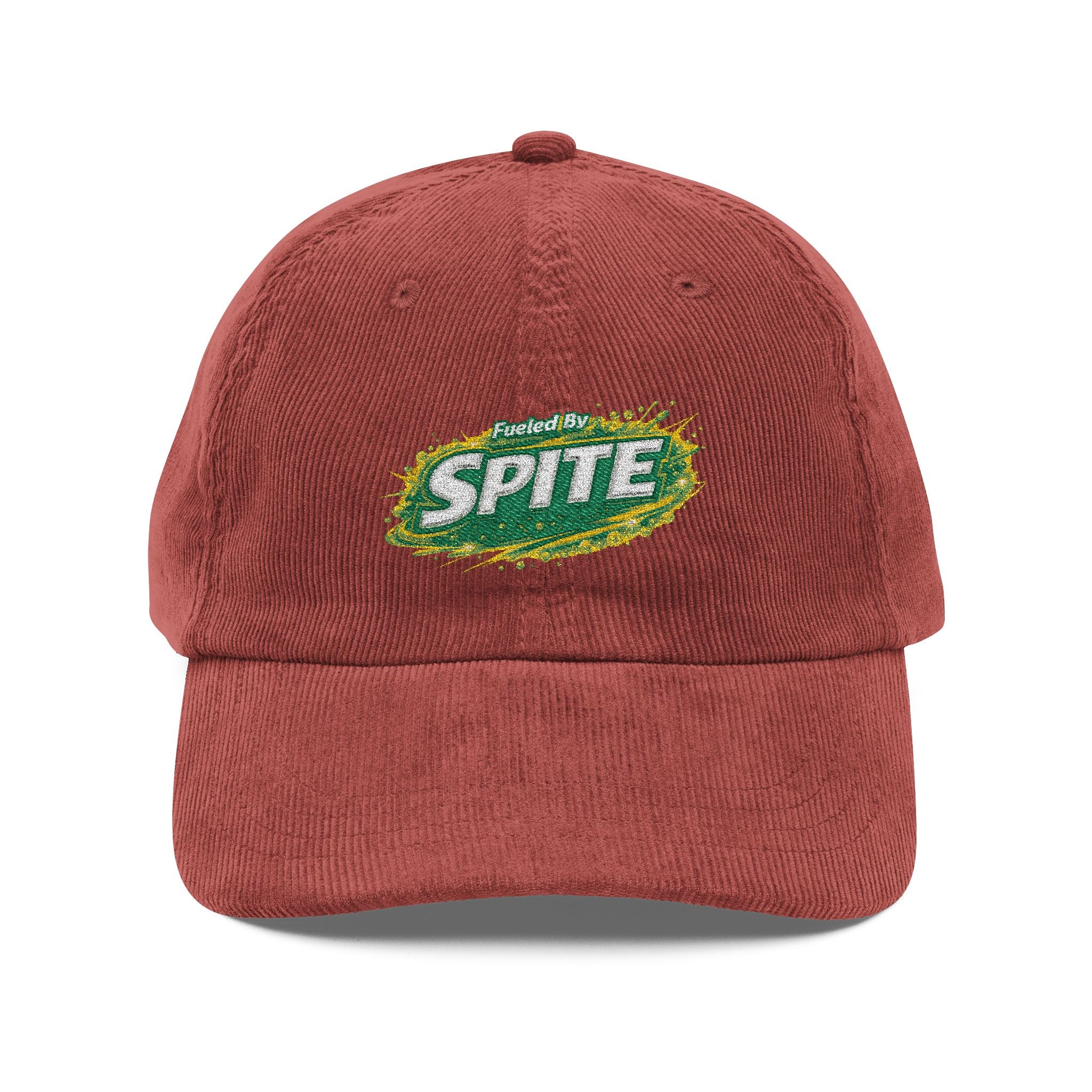 Fueled by Spite Embroidered Corduroy Cap