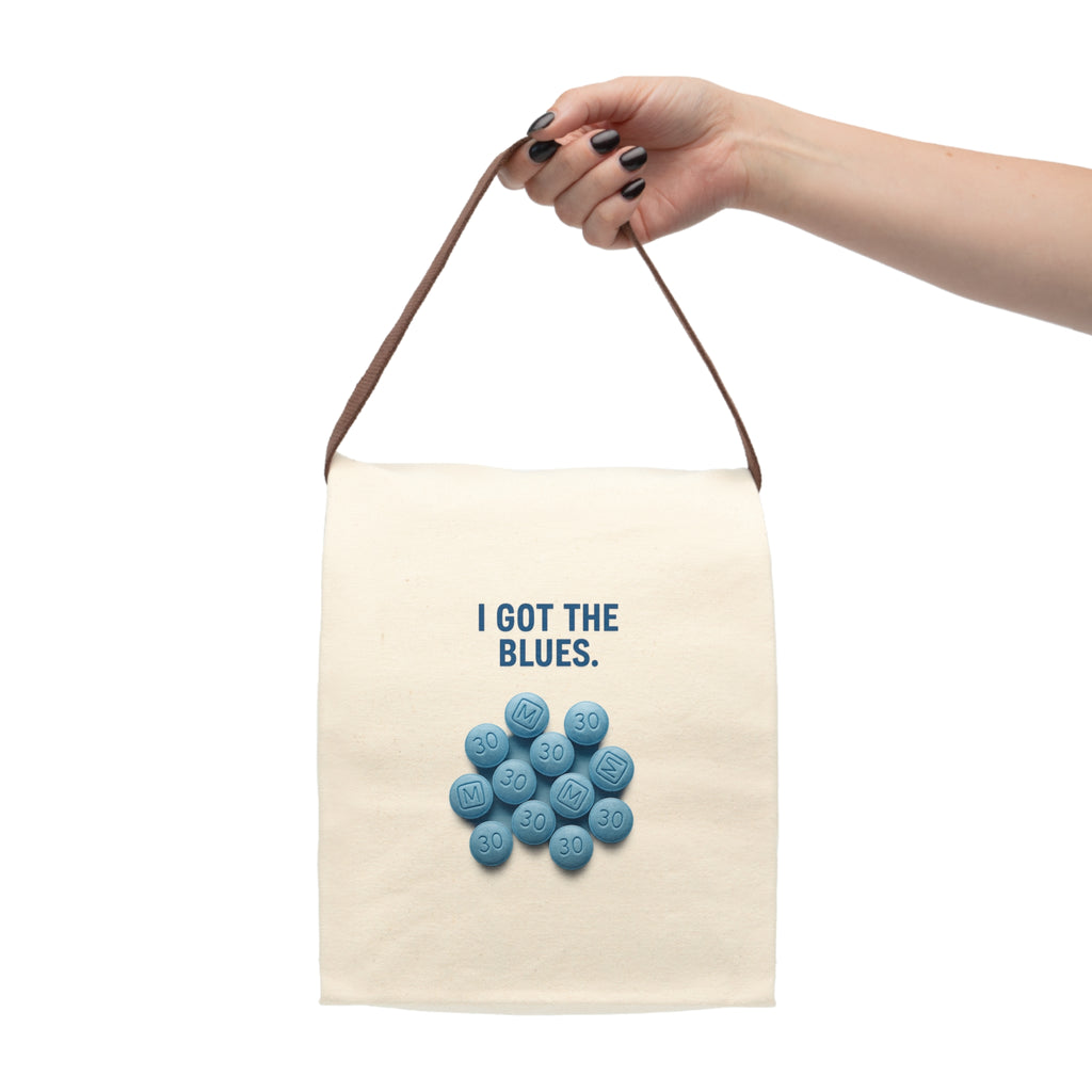 I got the blues lunch bag