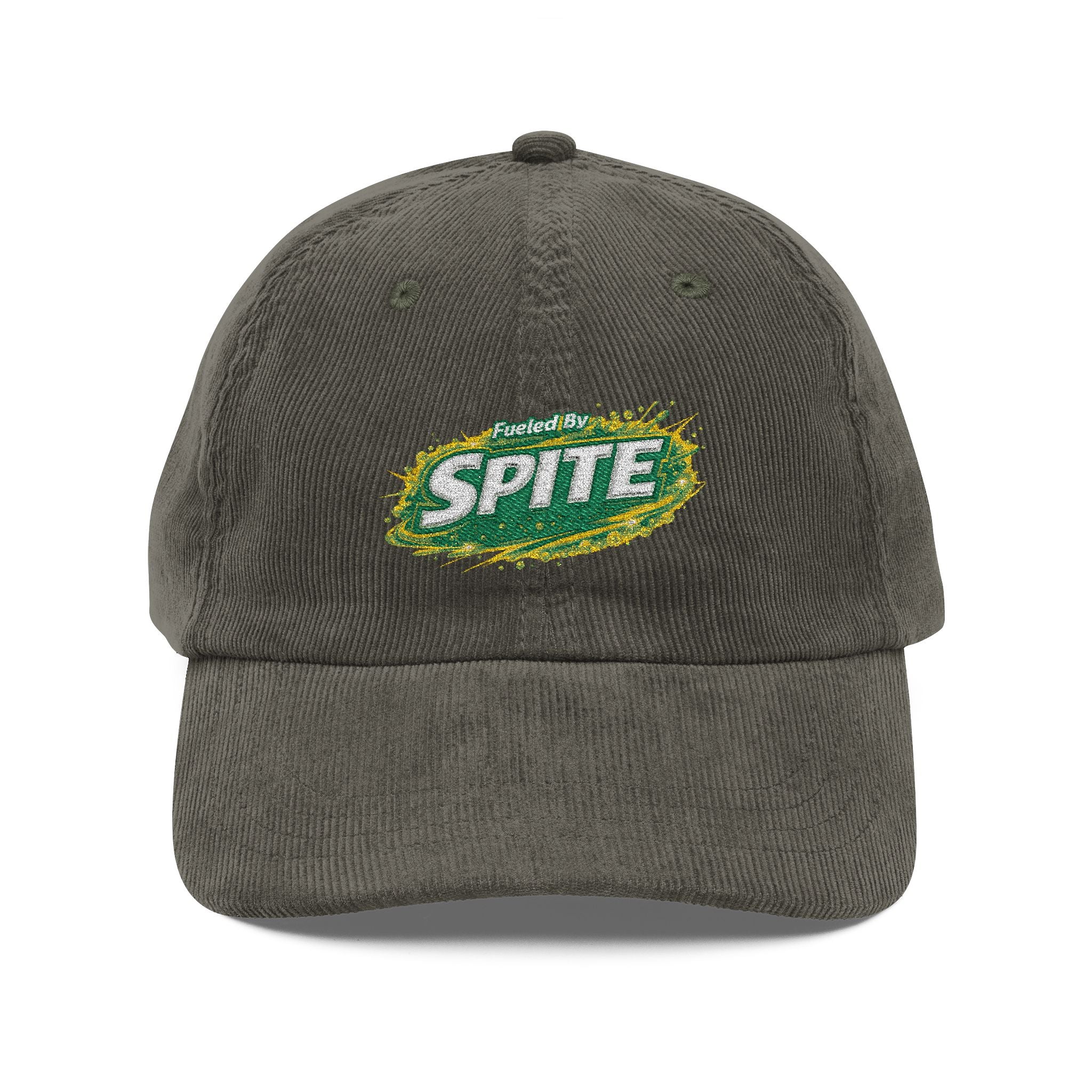 Fueled by Spite Embroidered Corduroy Cap