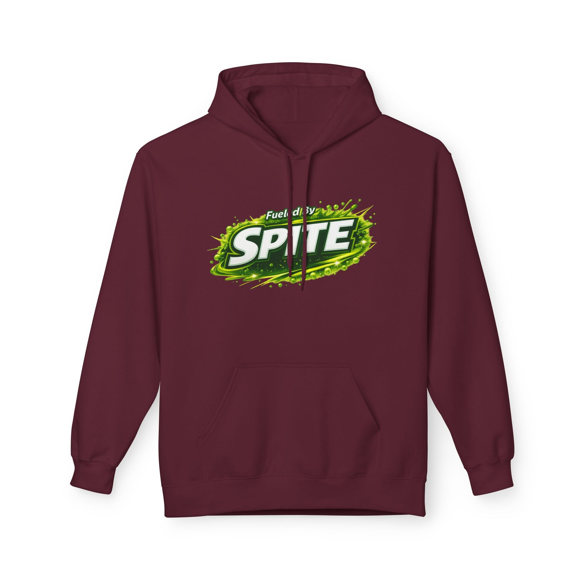 Hoodie — "Fueled by Spite" Graphic Pullover