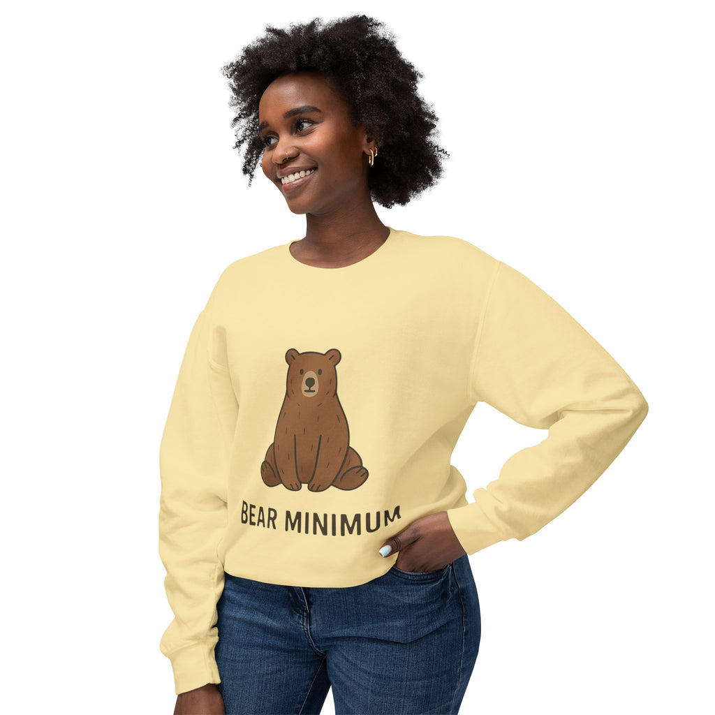 Cozy Bear Minimum Crewneck Sweatshirt