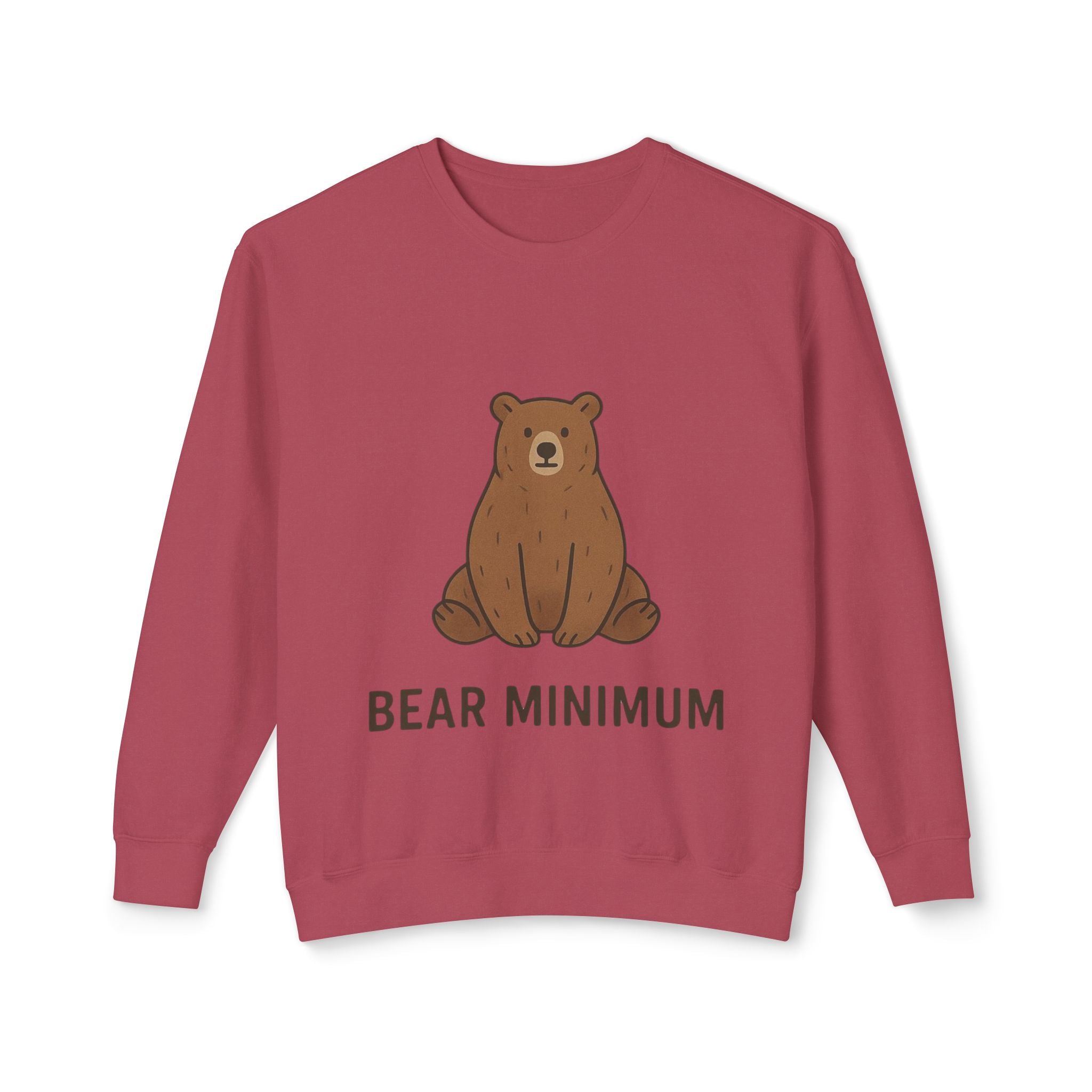 Cozy Bear Minimum Crewneck Sweatshirt