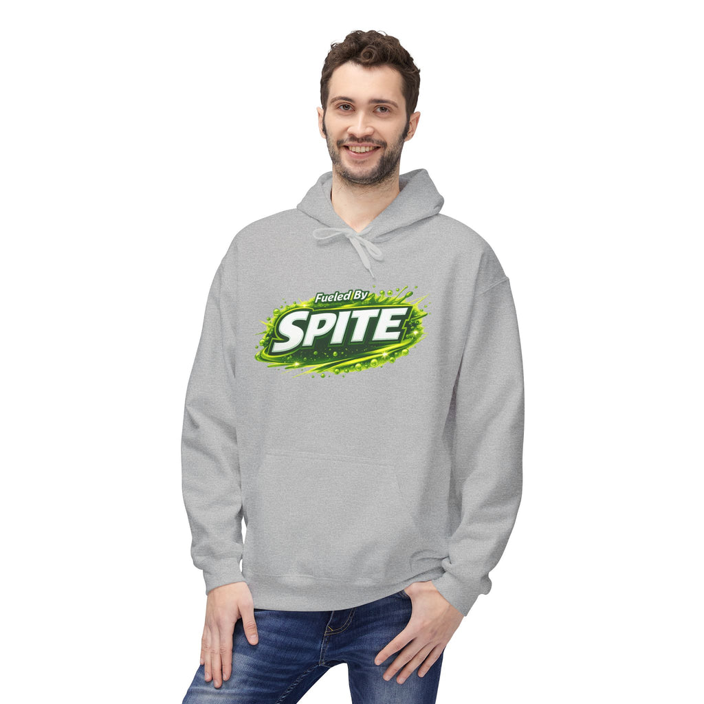 Hoodie — "Fueled by Spite" Graphic Pullover