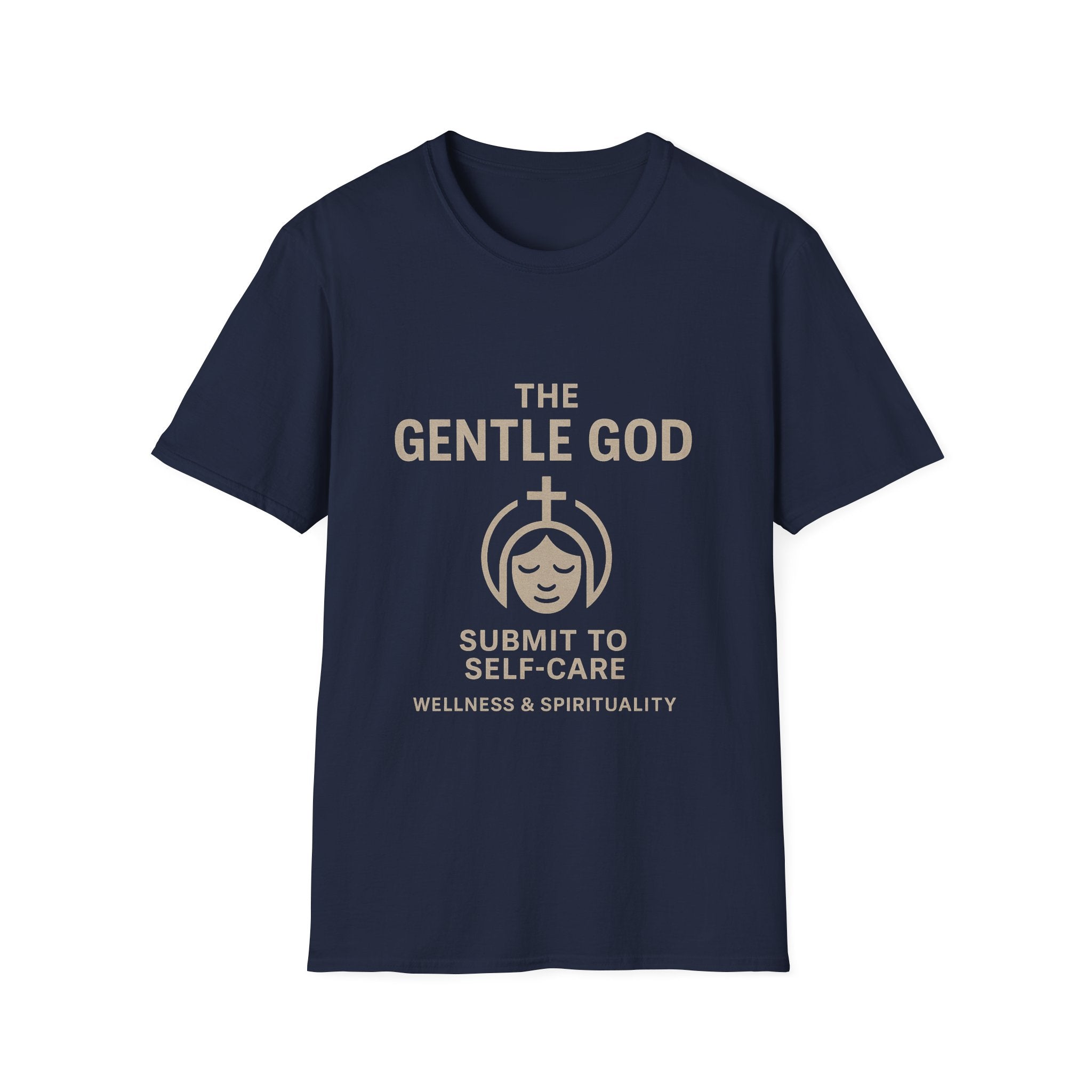 The Gentle God T-Shirt — "Submit to Self-Care" Spiritual Wellness Tee