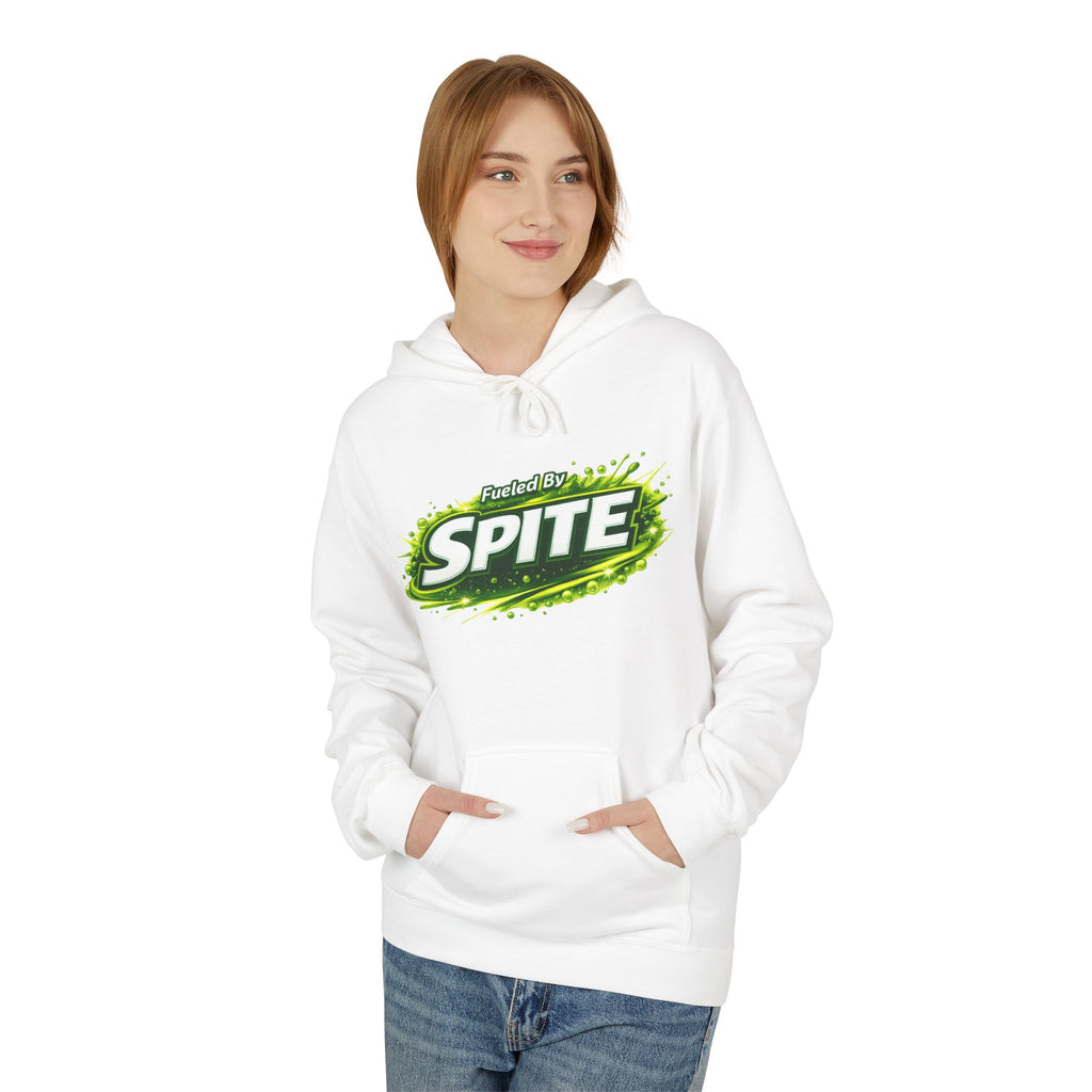 Hoodie — "Fueled by Spite" Graphic Pullover