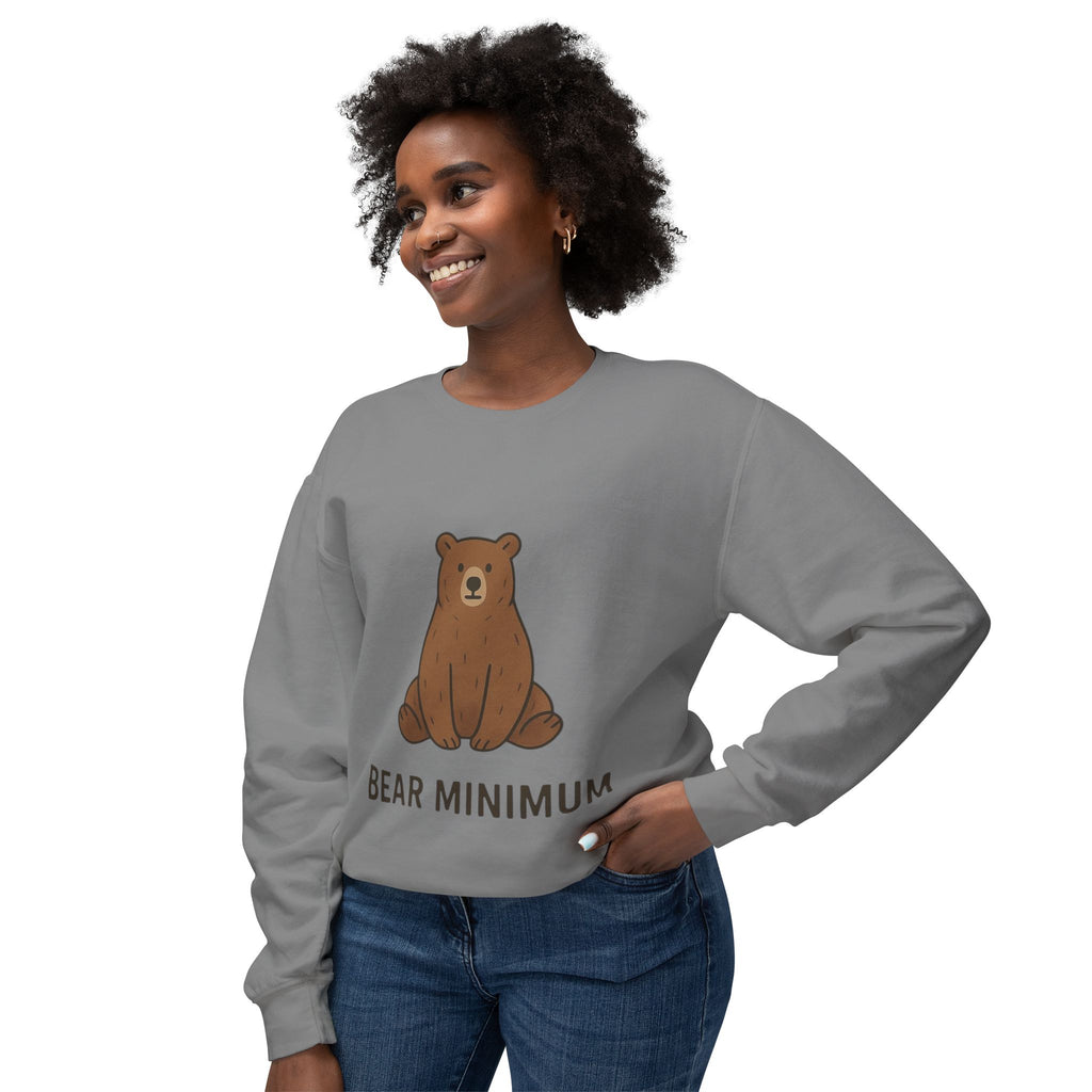 Cozy Bear Minimum Crewneck Sweatshirt