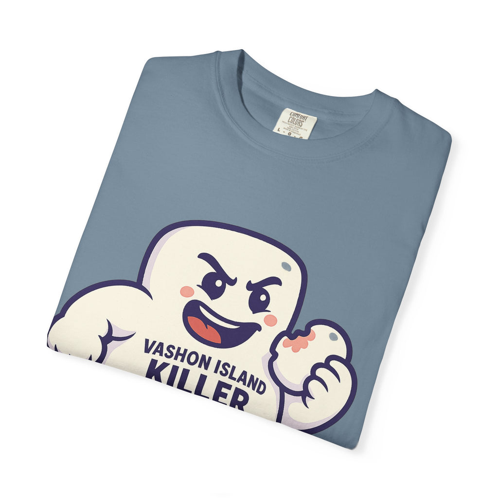 Killer Marshmallows Soccer T-Shirt — Vashon Island Retro Mascot Tee