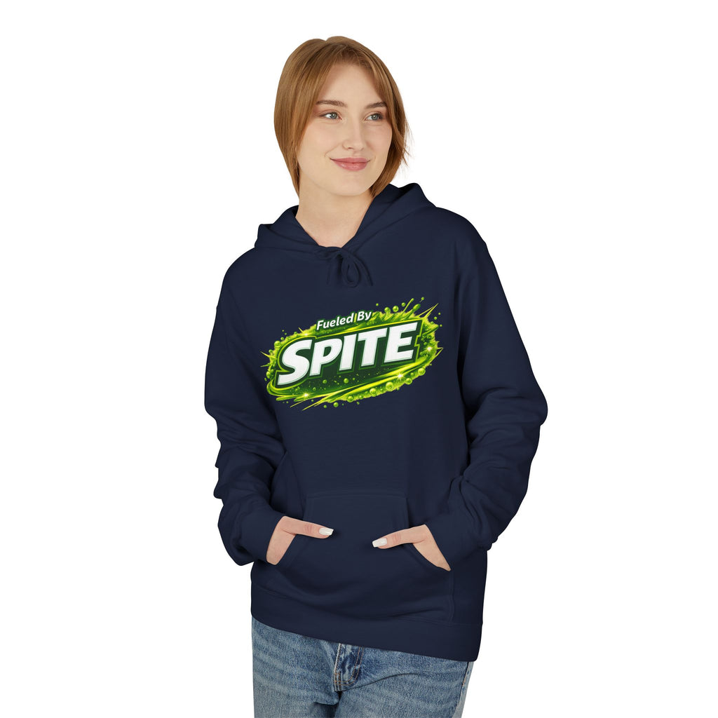 Hoodie — "Fueled by Spite" Graphic Pullover