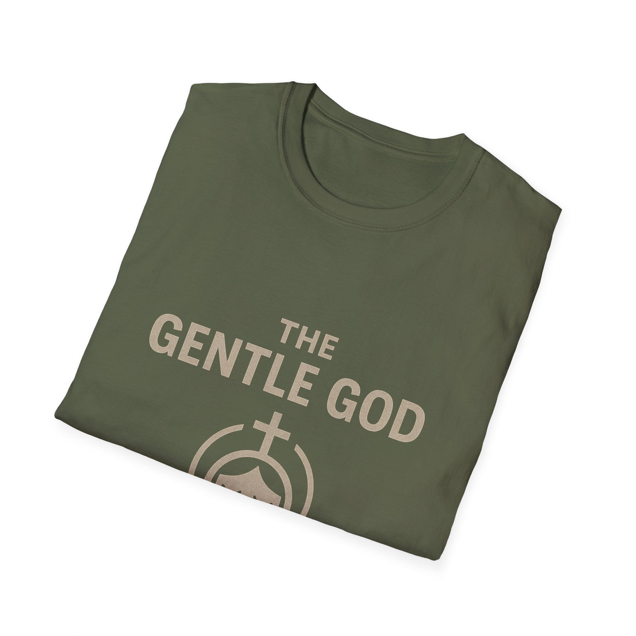The Gentle God T-Shirt — "Submit to Self-Care" Spiritual Wellness Tee