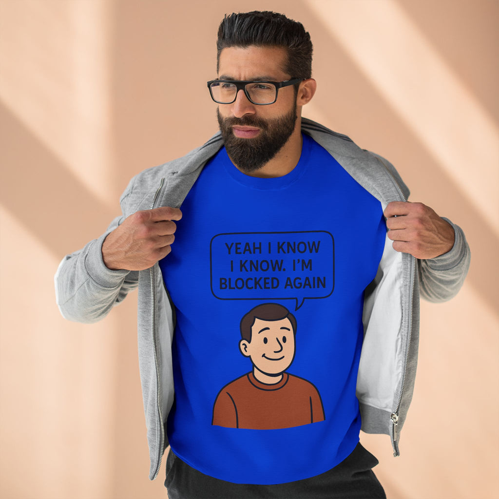 Blocked Again Crewneck Sweatshirt