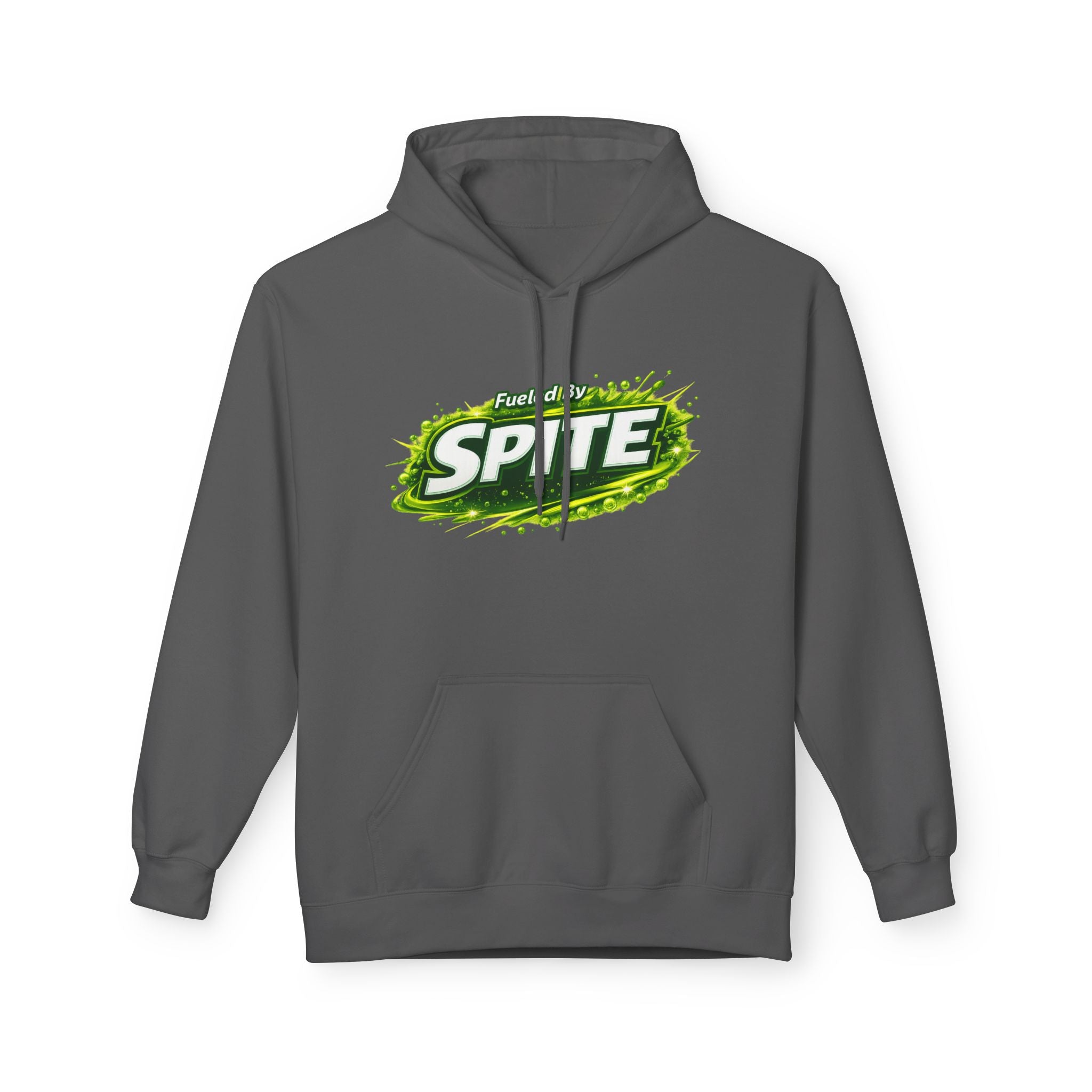 Hoodie — "Fueled by Spite" Graphic Pullover